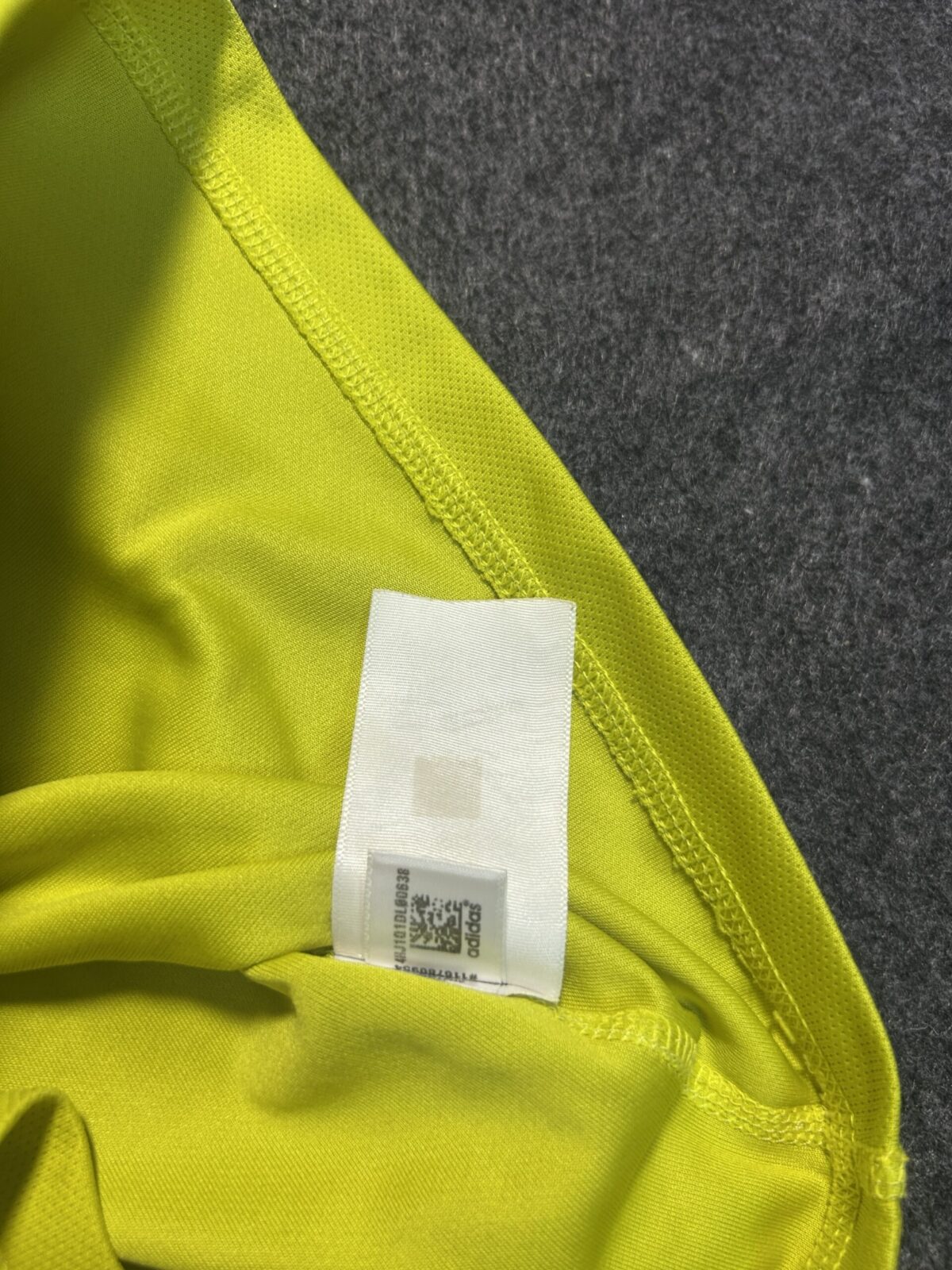 Adidas Yellow simple detail view