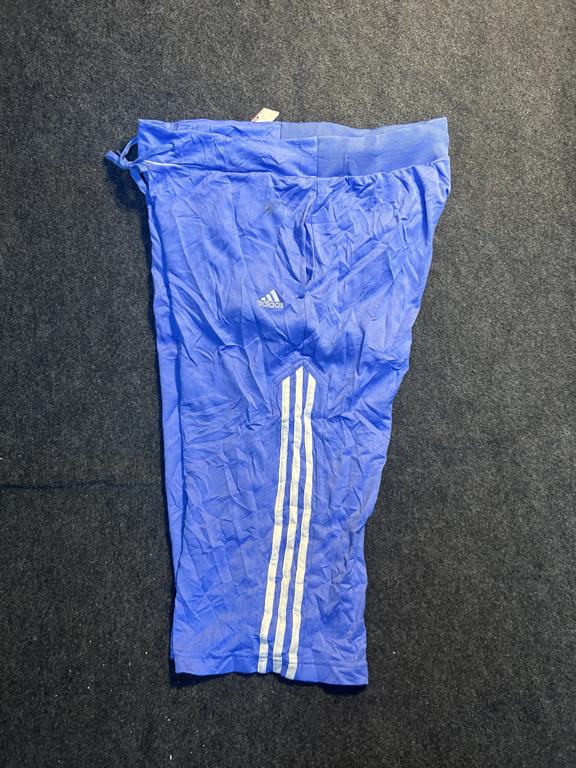 Adidas Blue Sports Shorts front view