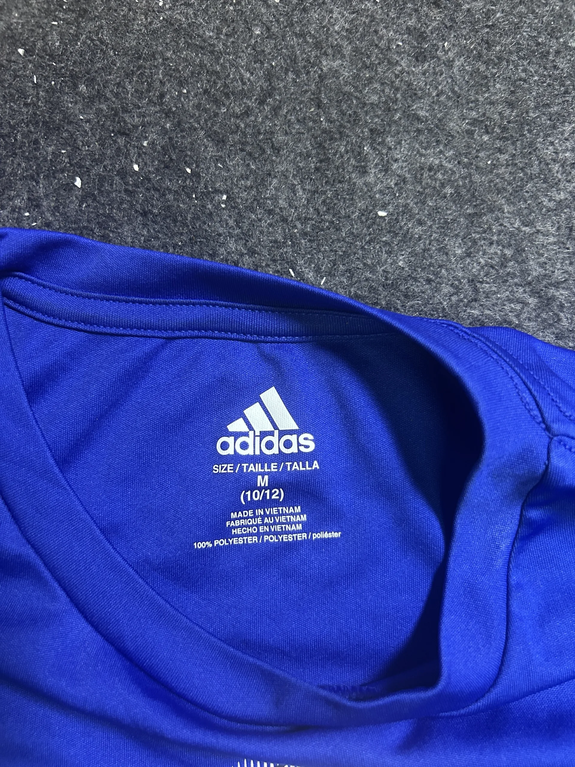 Adidas Blue T-Shirt back view