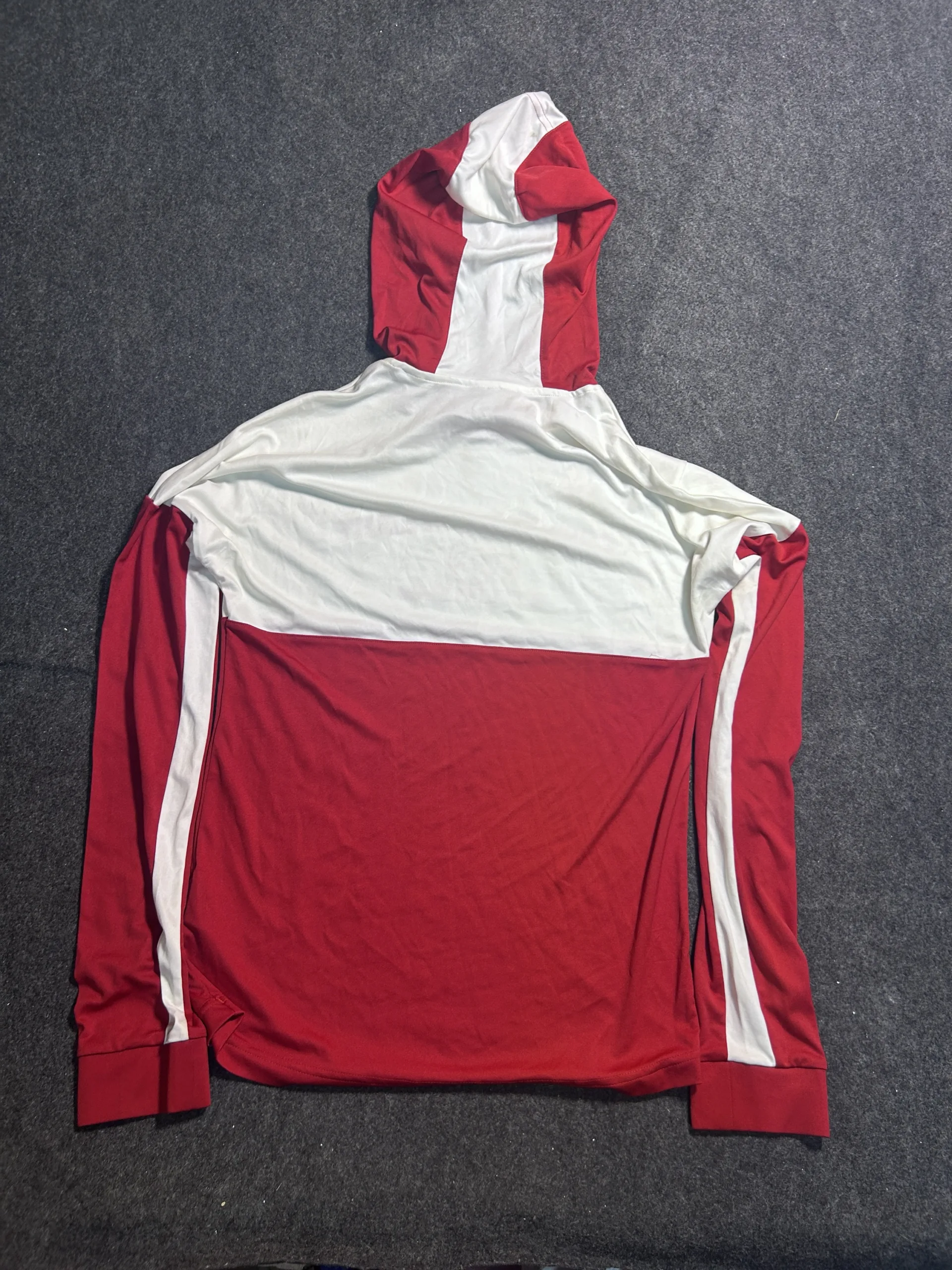 Adidas White Hoodie detail view