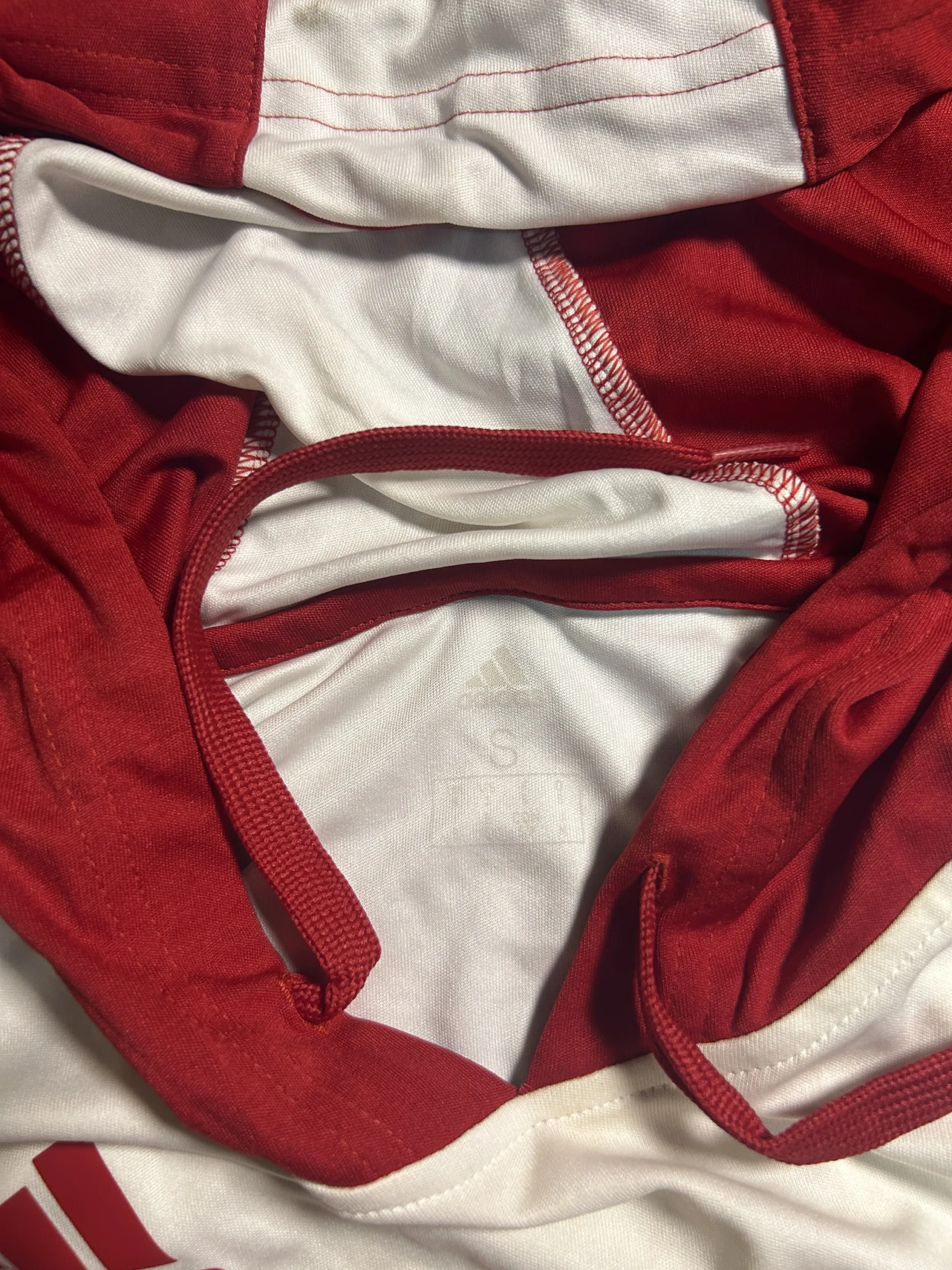 Adidas White Hoodie back view