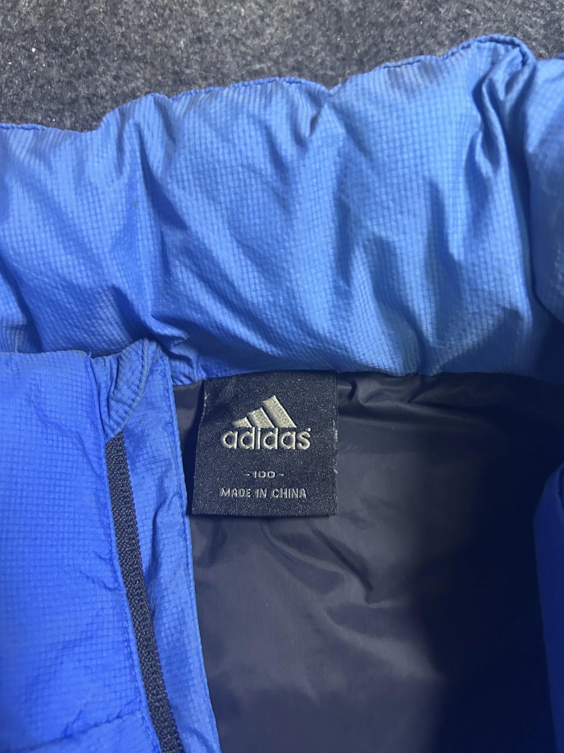Adidas Blue Puffer Jacket alternate view
