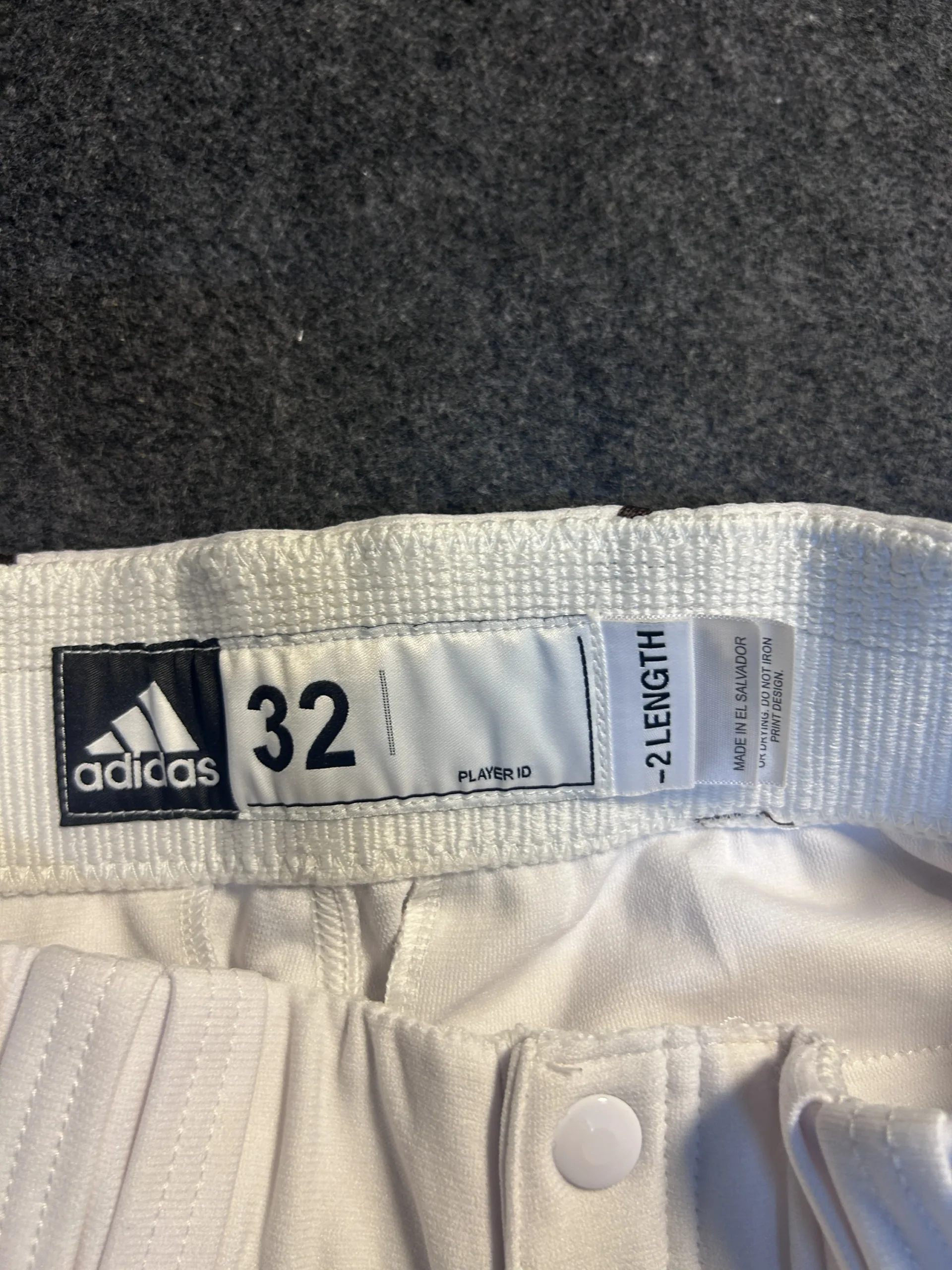 Adidas White Pants back view
