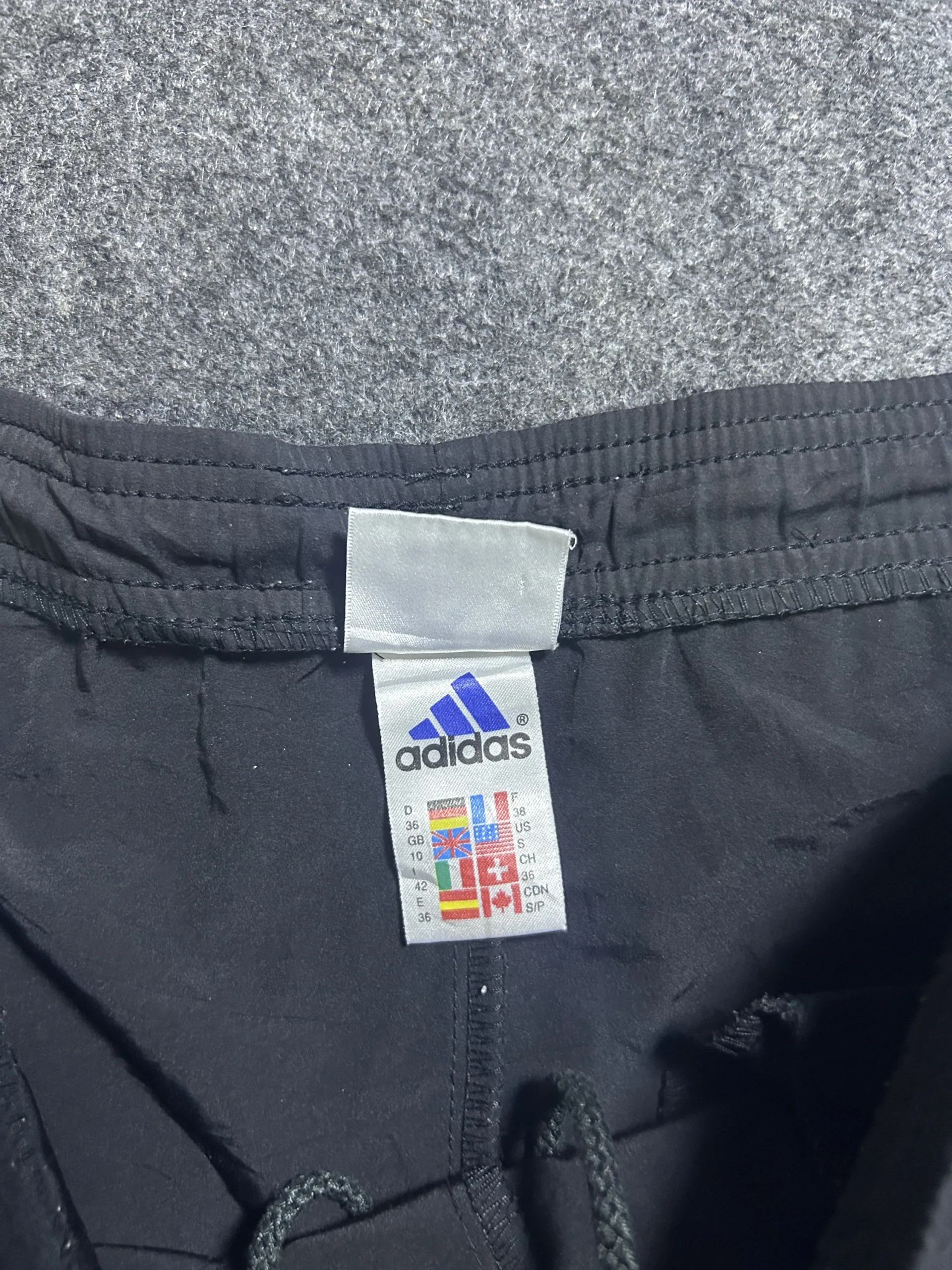 Adidas Black Training Shorts back view