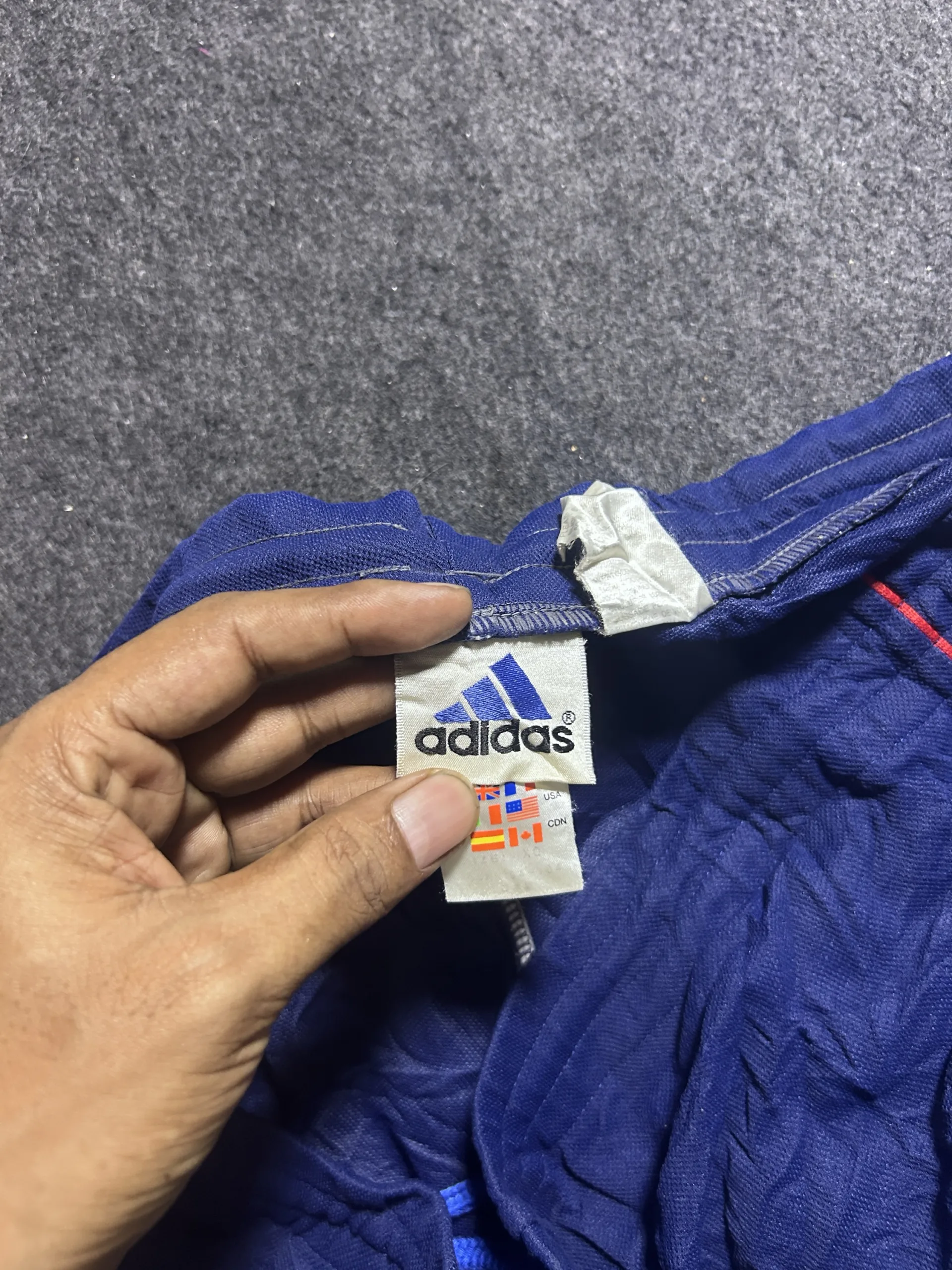 Adidas White Shorts back view