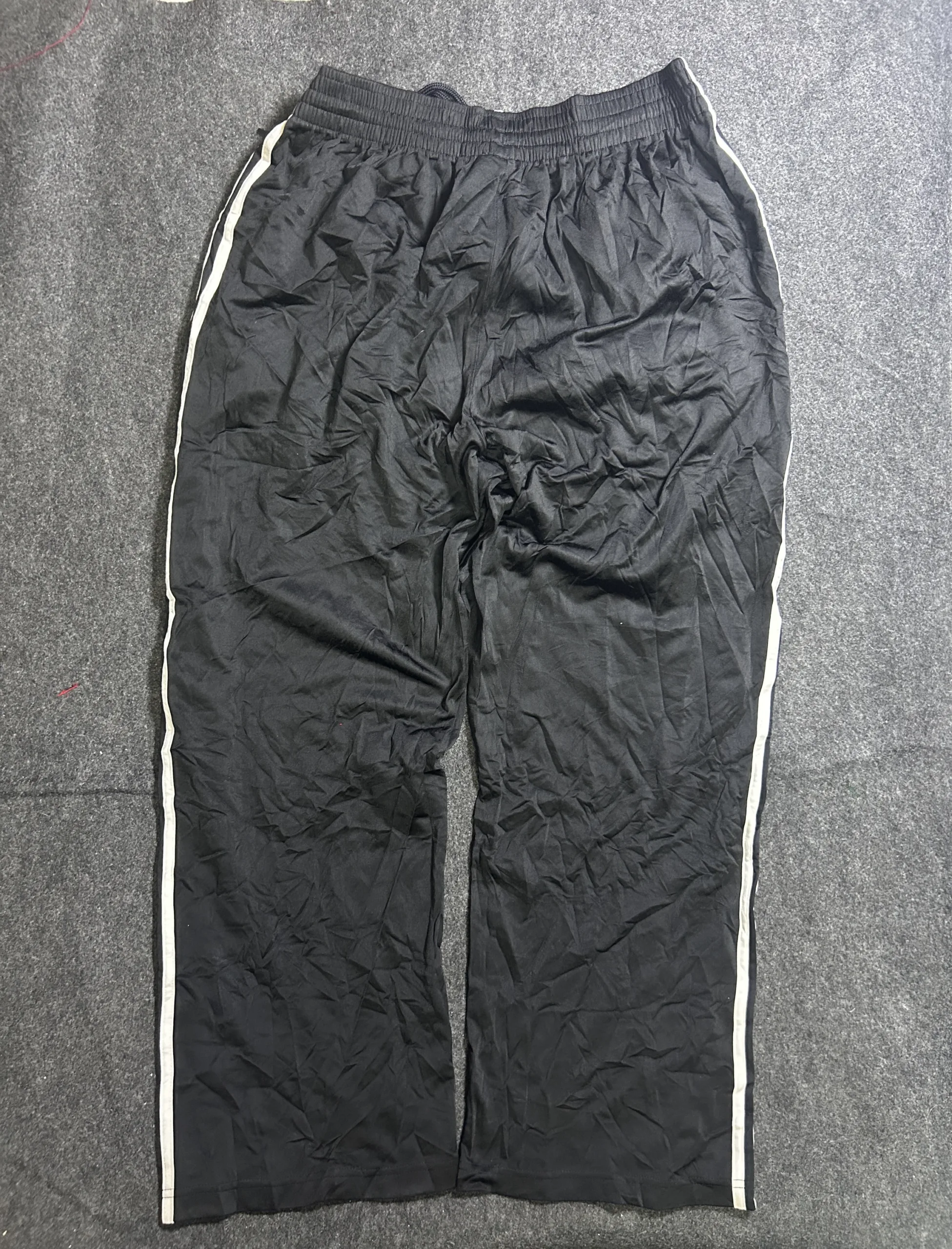Adidas Black Track Pants back view