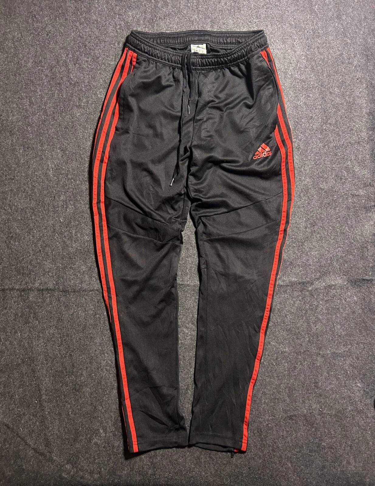 Adidas Black Track Pants front view
