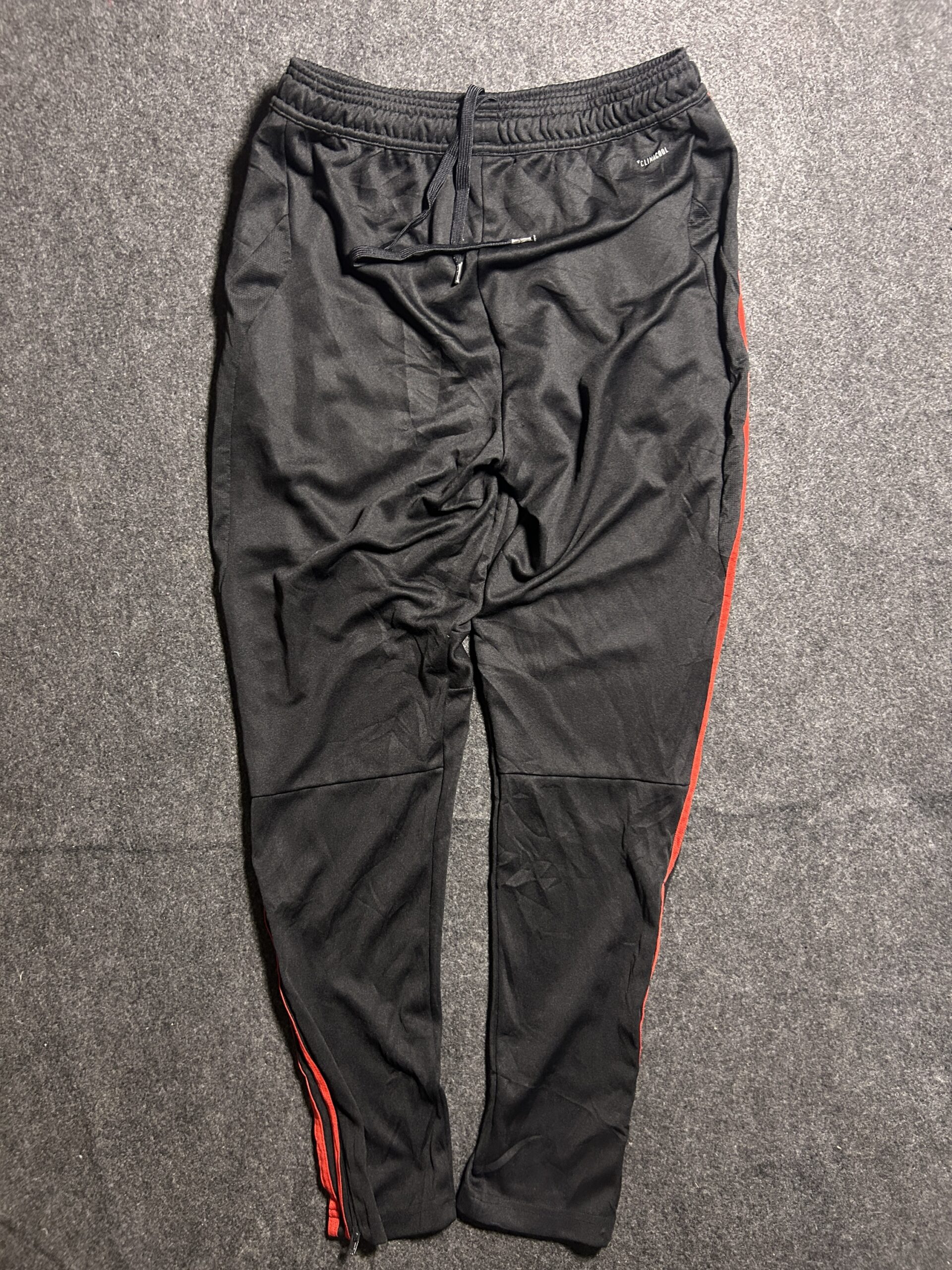 Adidas Black Track Pants detail view