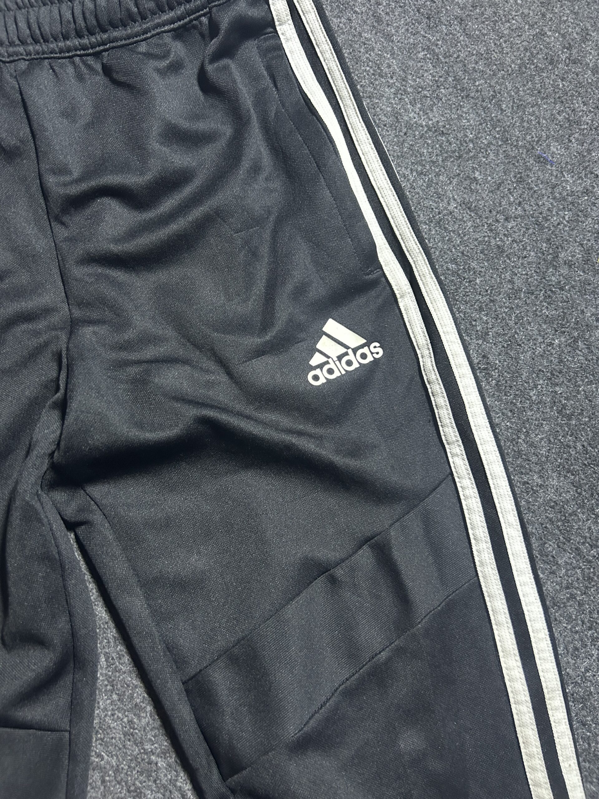 Adidas Black Track Pants detail view