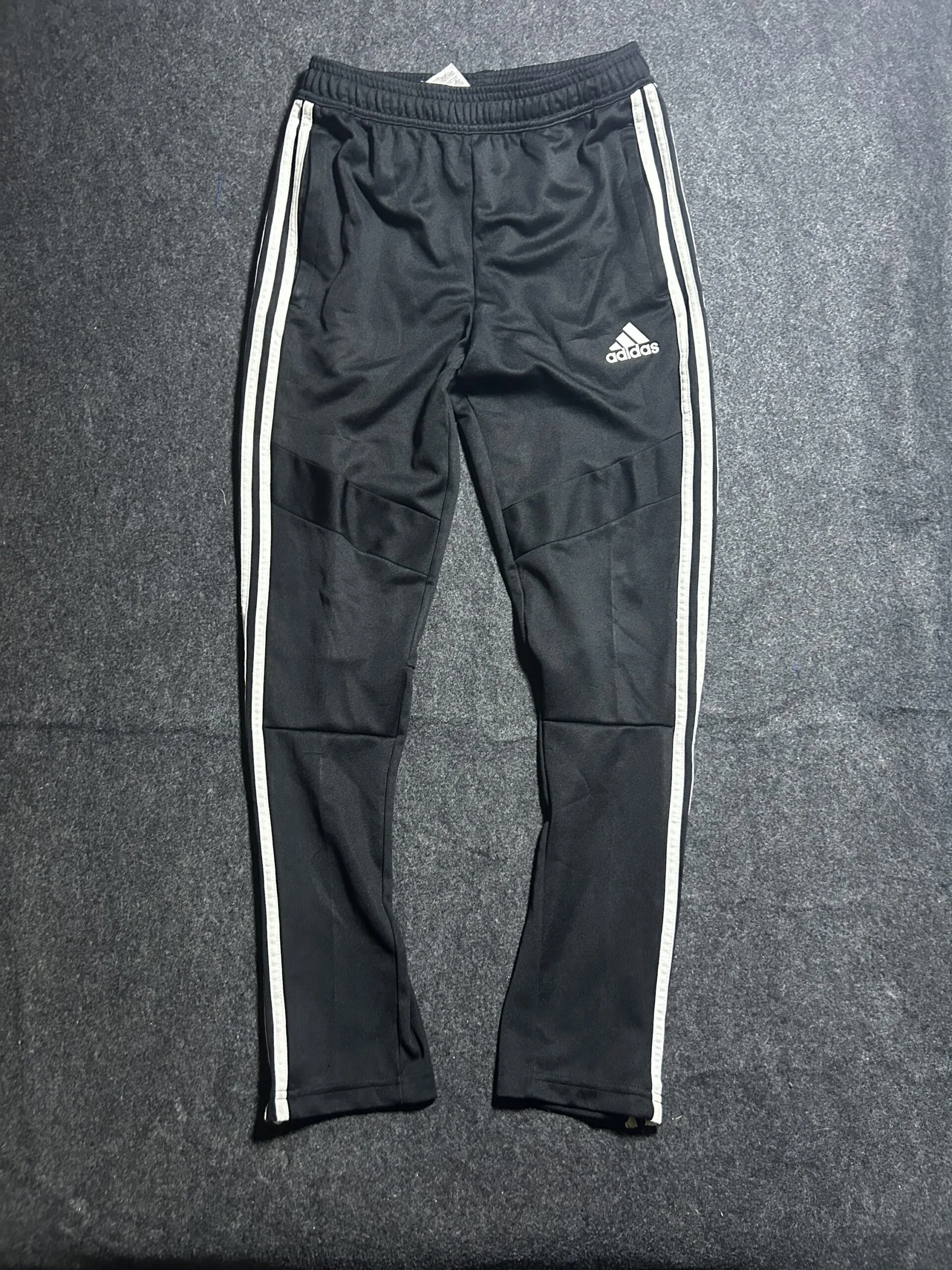Adidas Black Track Pants front view