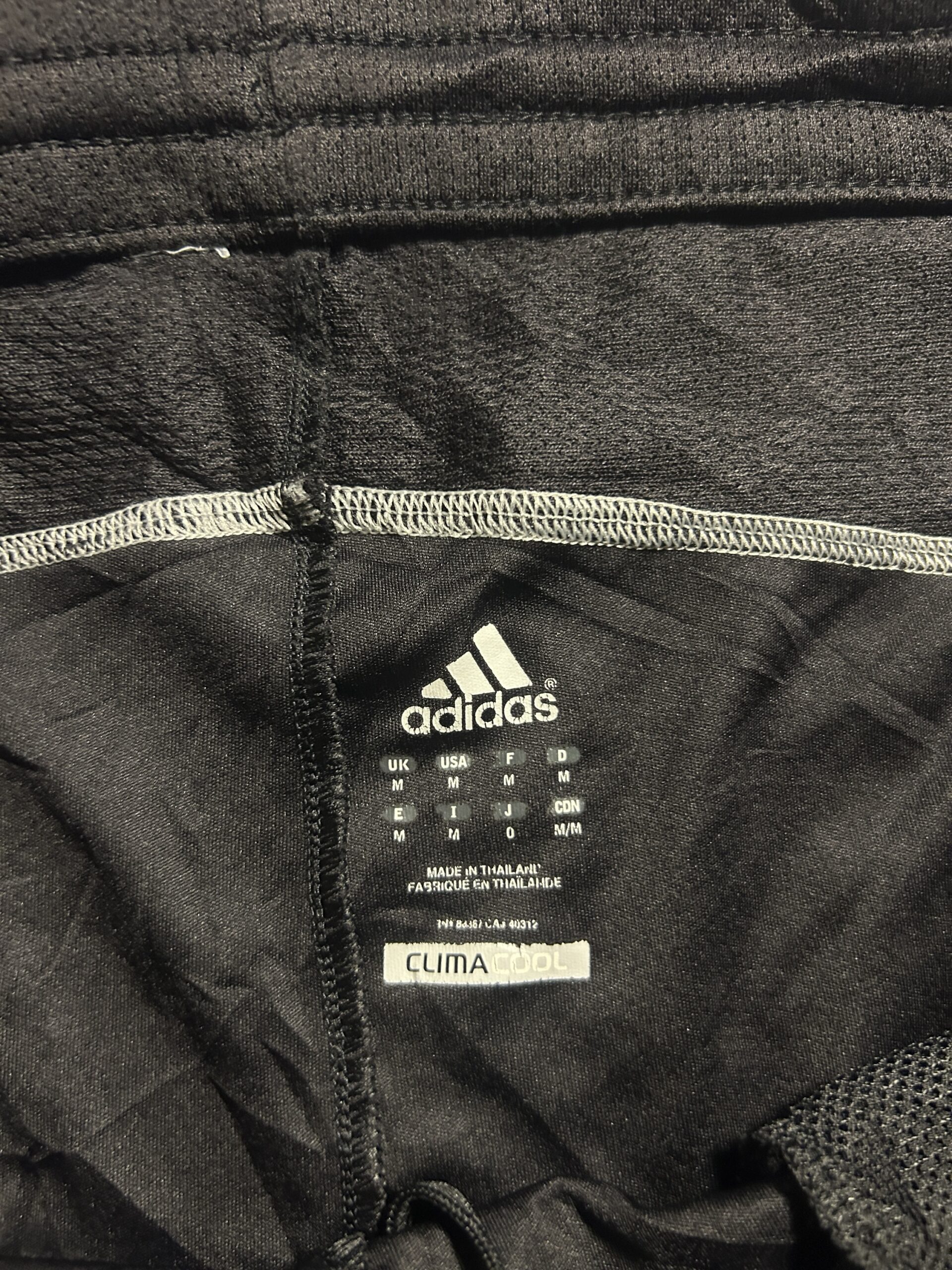 Adidas Black Training Shorts back view