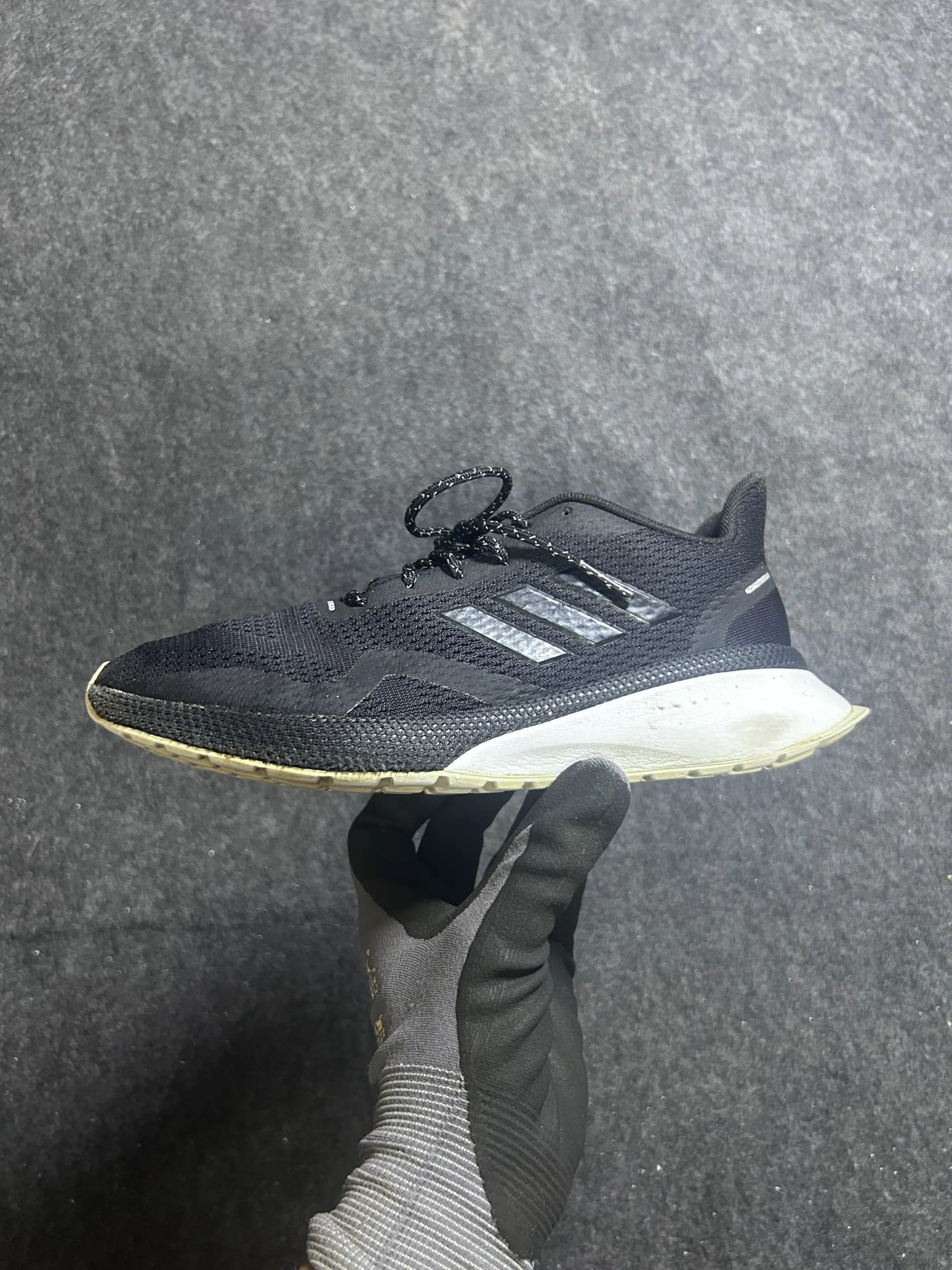 Adidas Black simple alternate view
