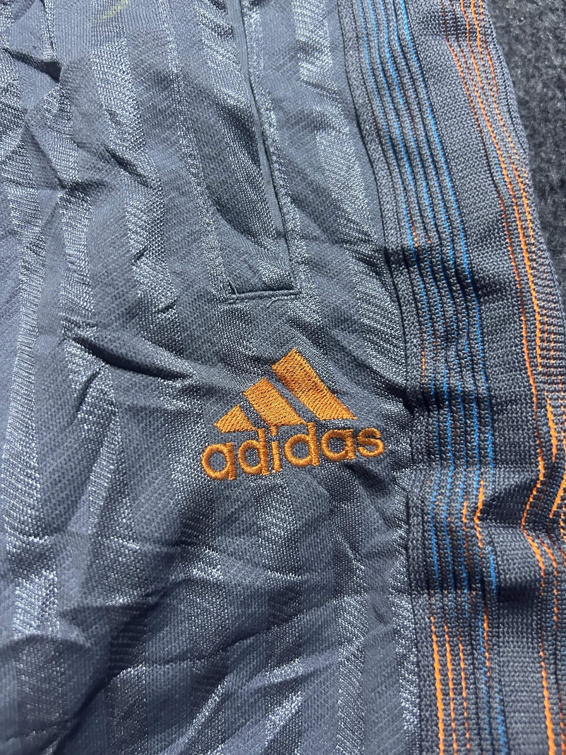 Adidas Grey Shorts detail view