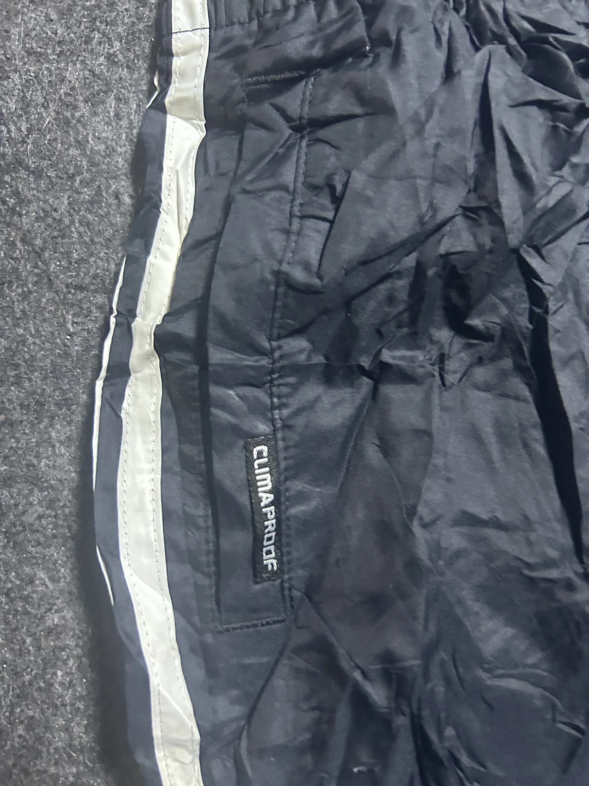 Adidas Black Shorts detail view