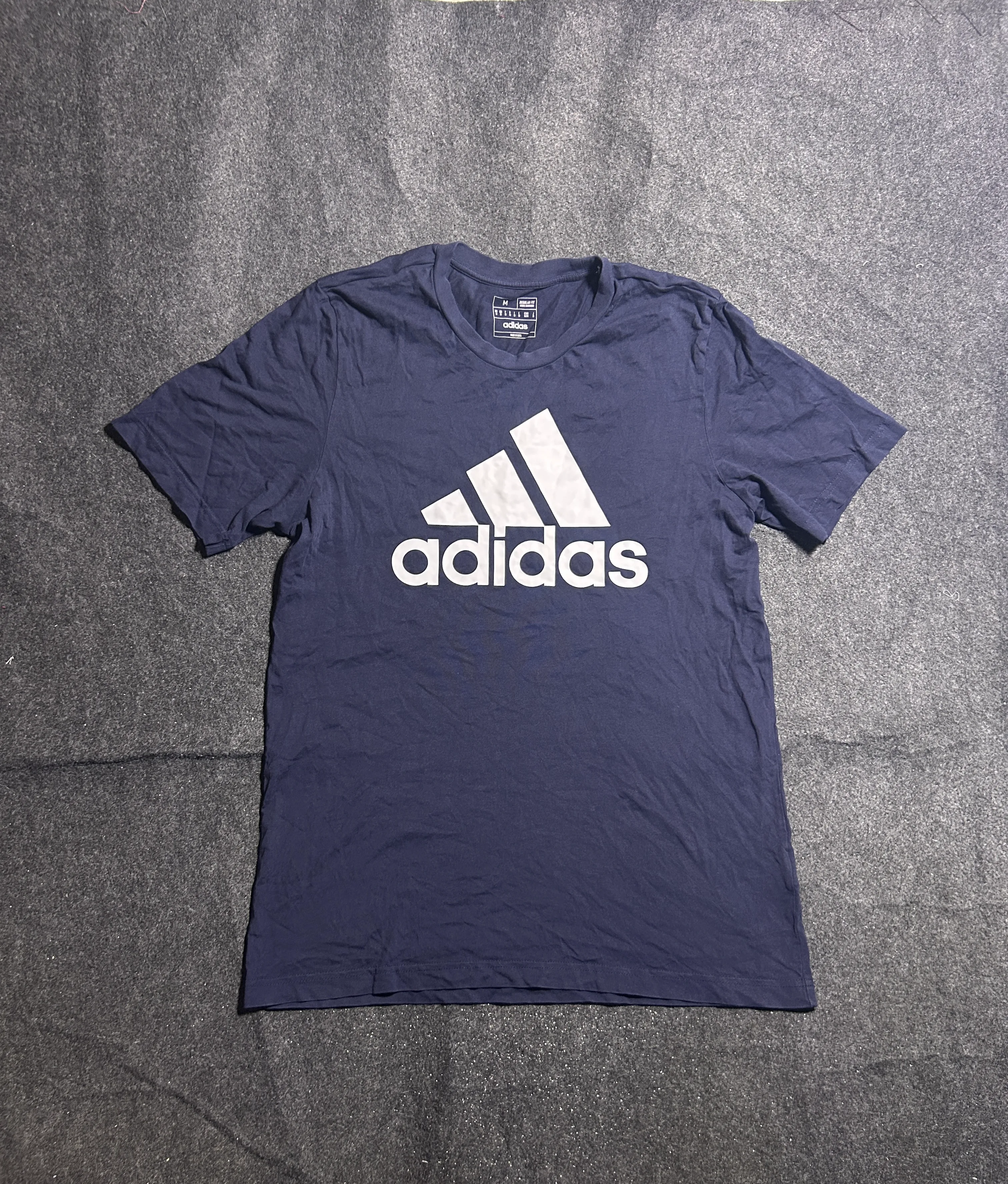 Adidas Navy Jeans front view