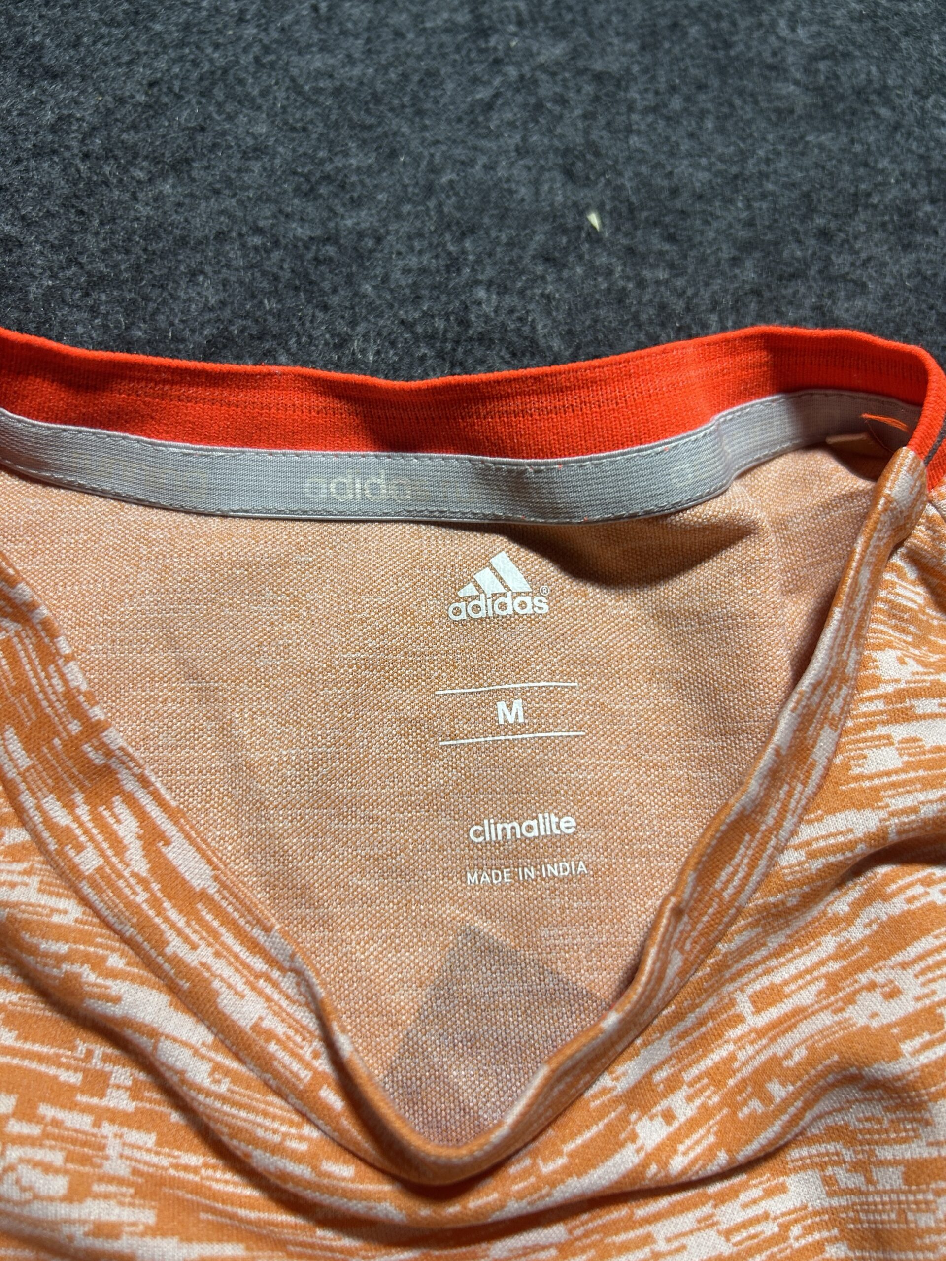 Adidas Orange T-Shirt back view