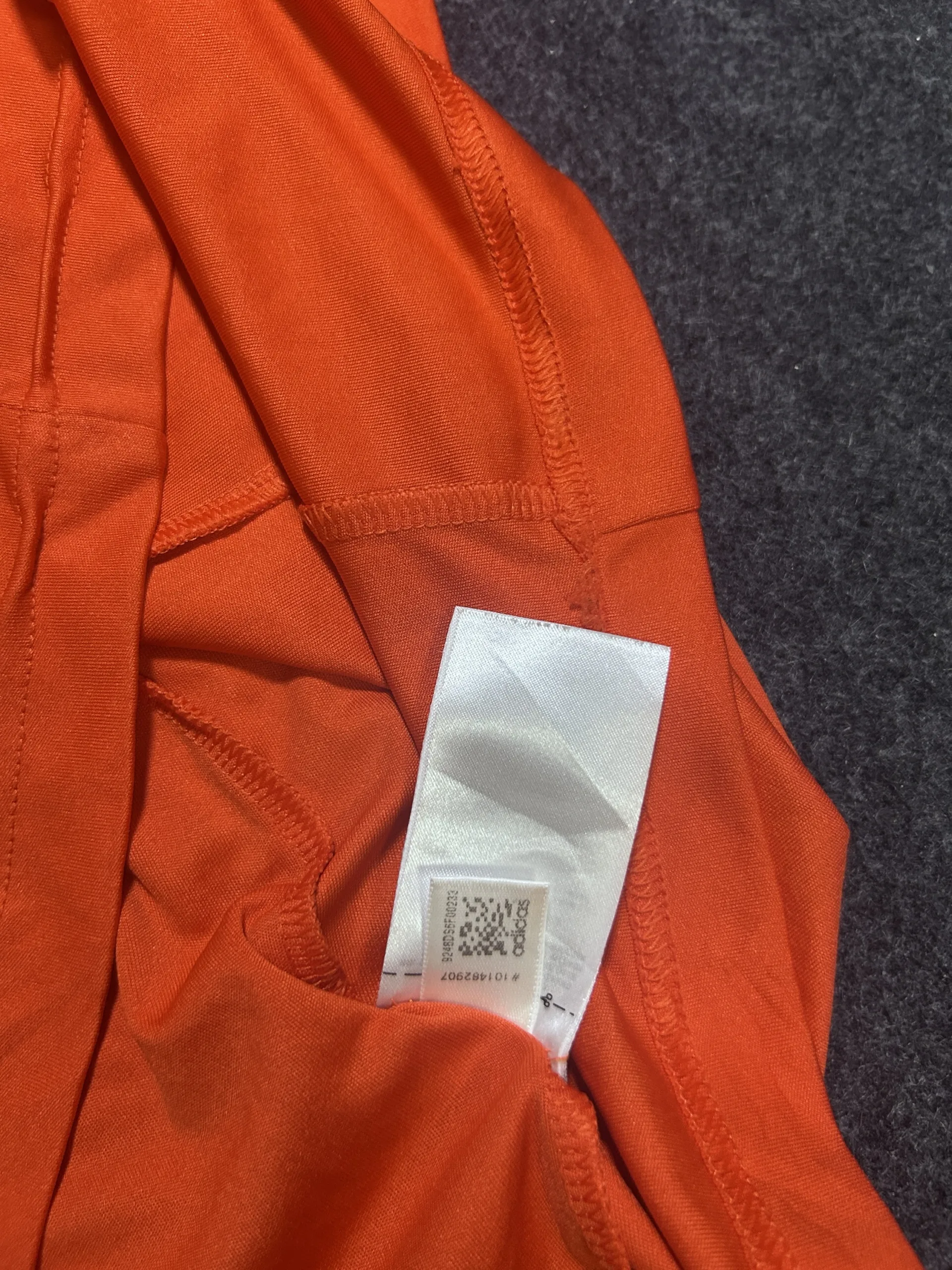 Adidas Orange T-Shirt back view