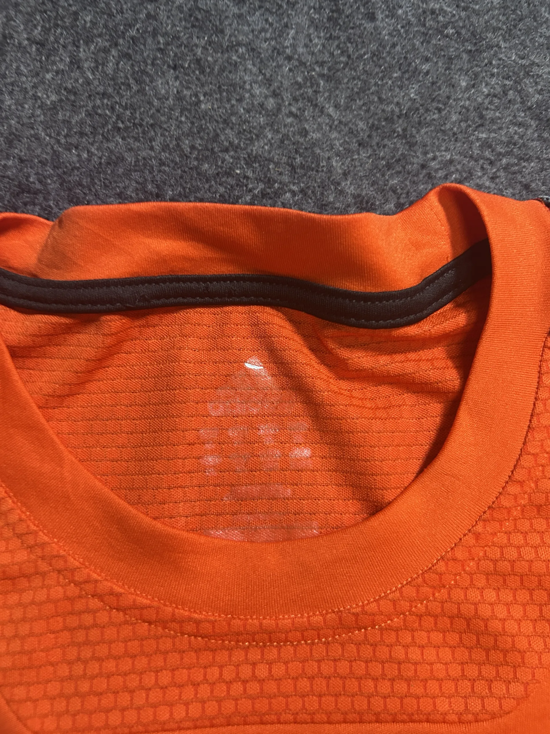 Adidas Orange T-Shirt detail view