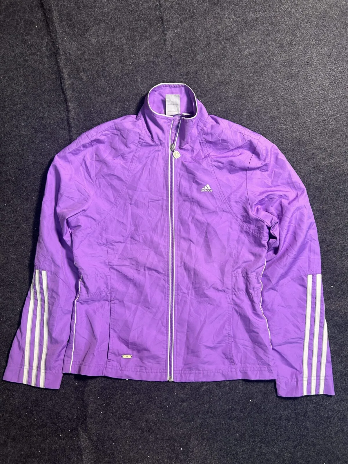 Adidas Purple Jacket front view