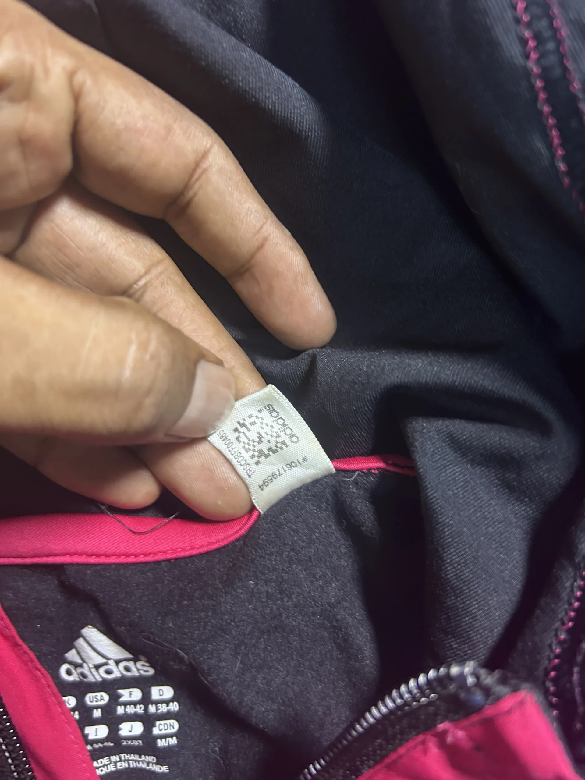 Adidas Black Hoodie back view