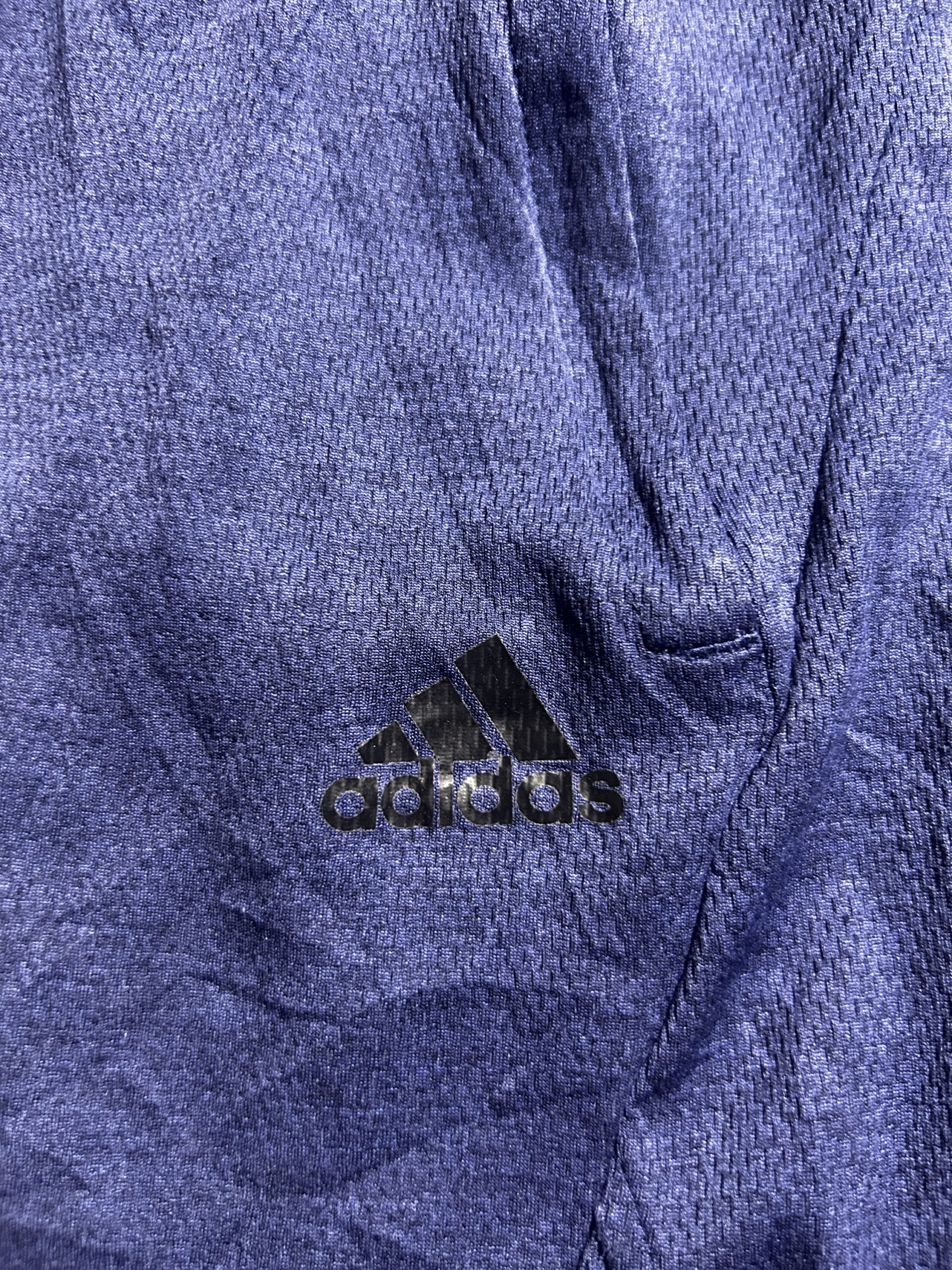 Adidas Navy Training Shorts back view