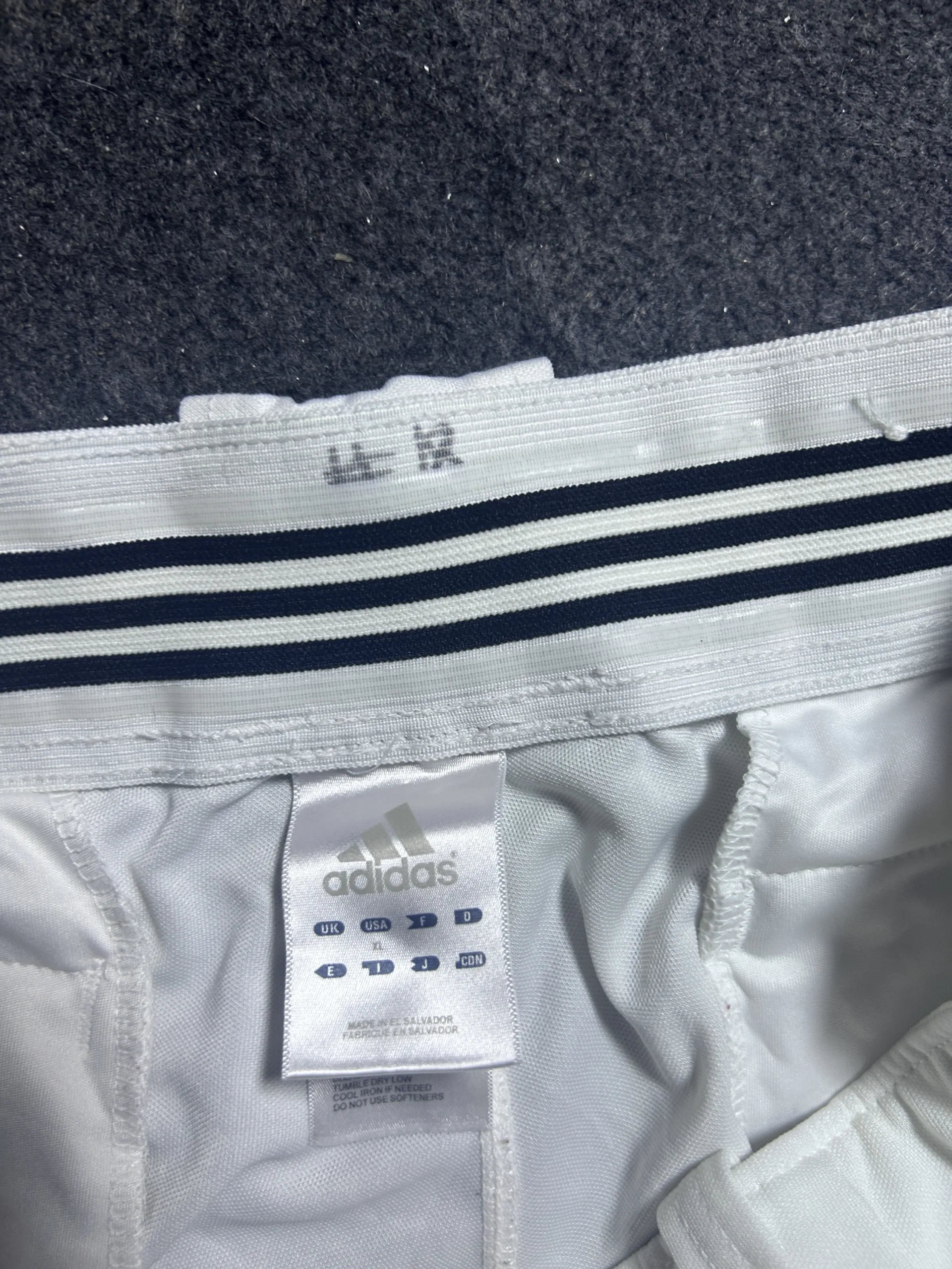 Adidas White Trousers back view