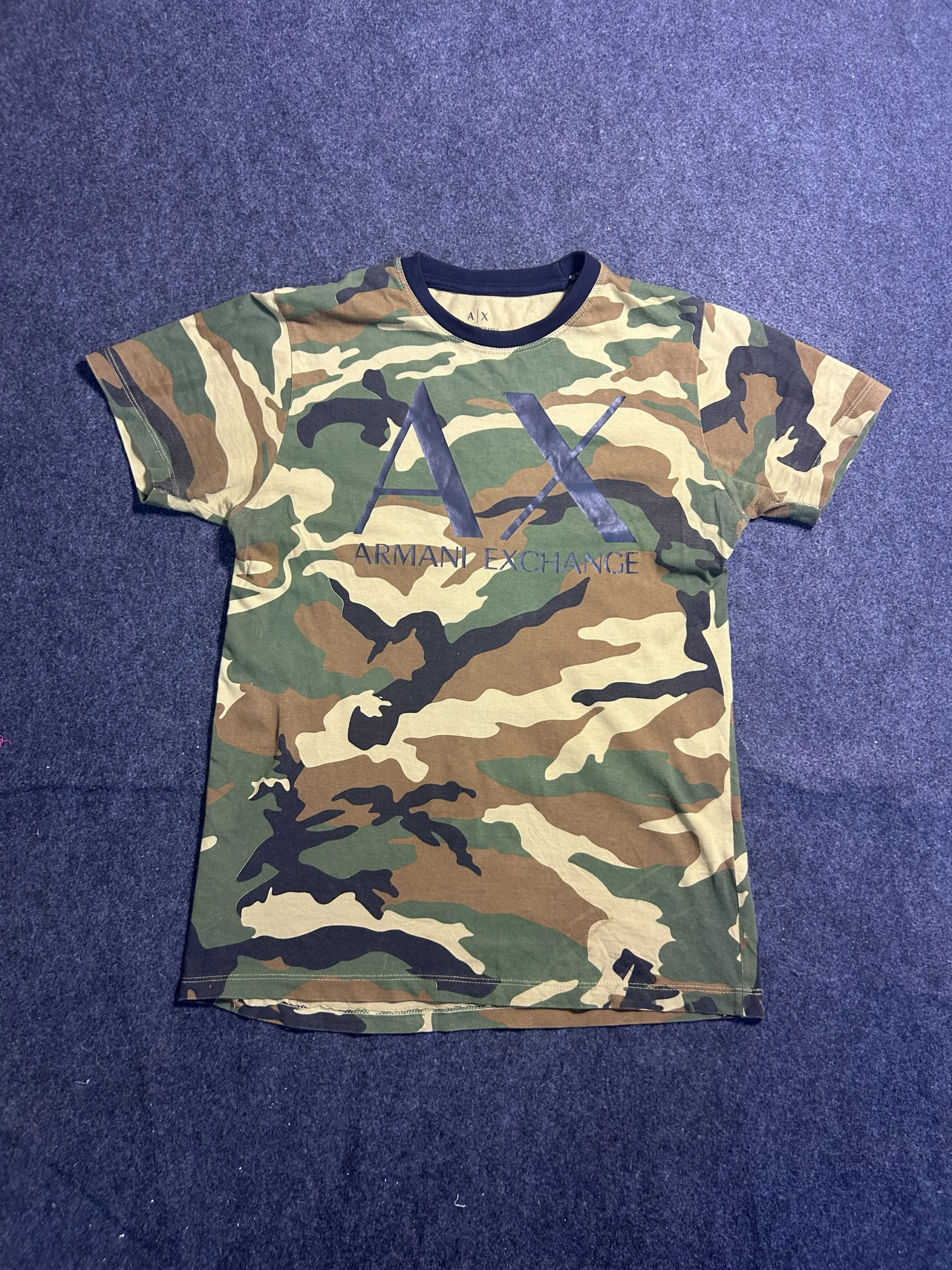 Armani Exchange Green T-Shirt front view