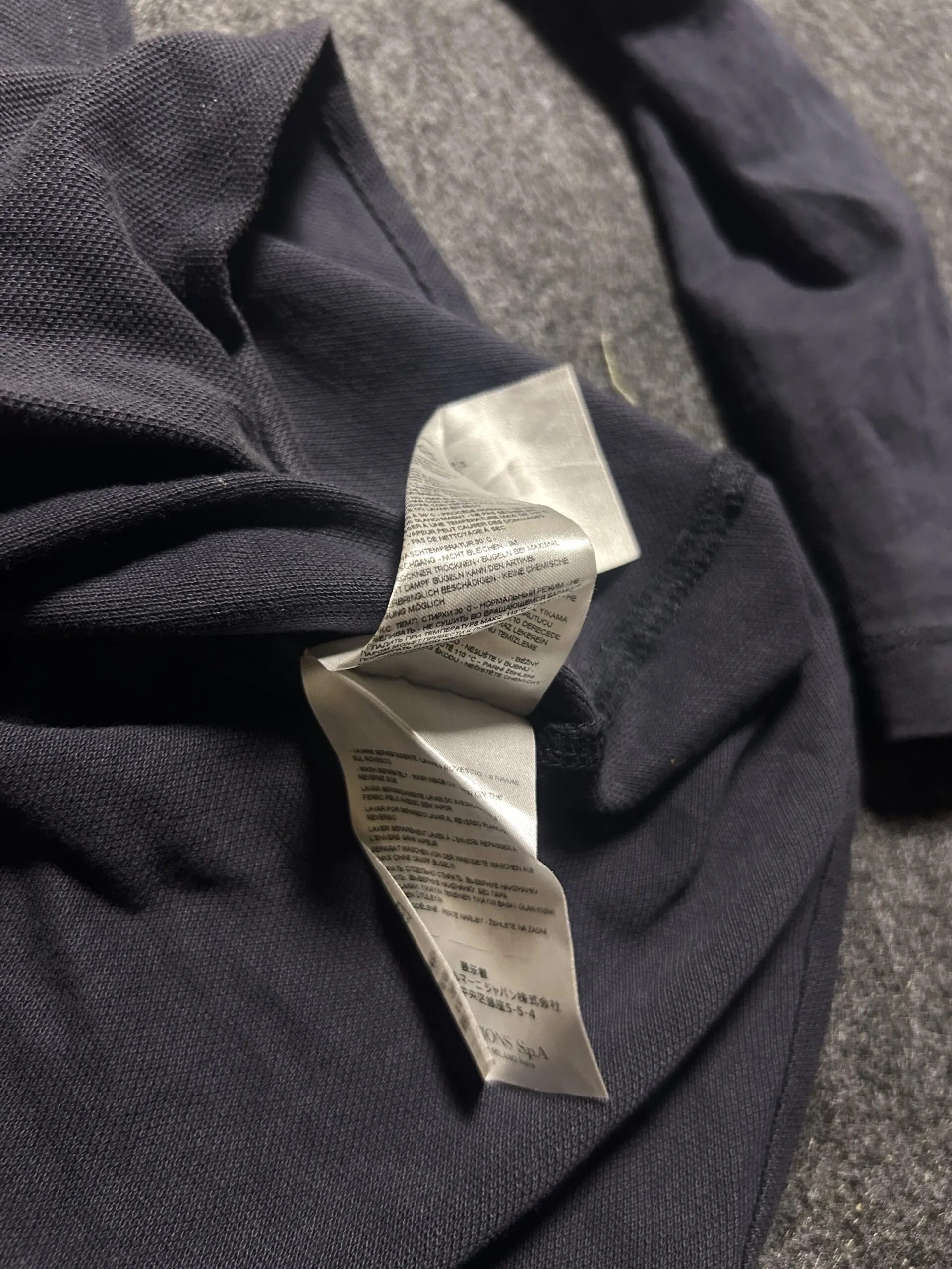 Armani Exchange Navy Shirt back view