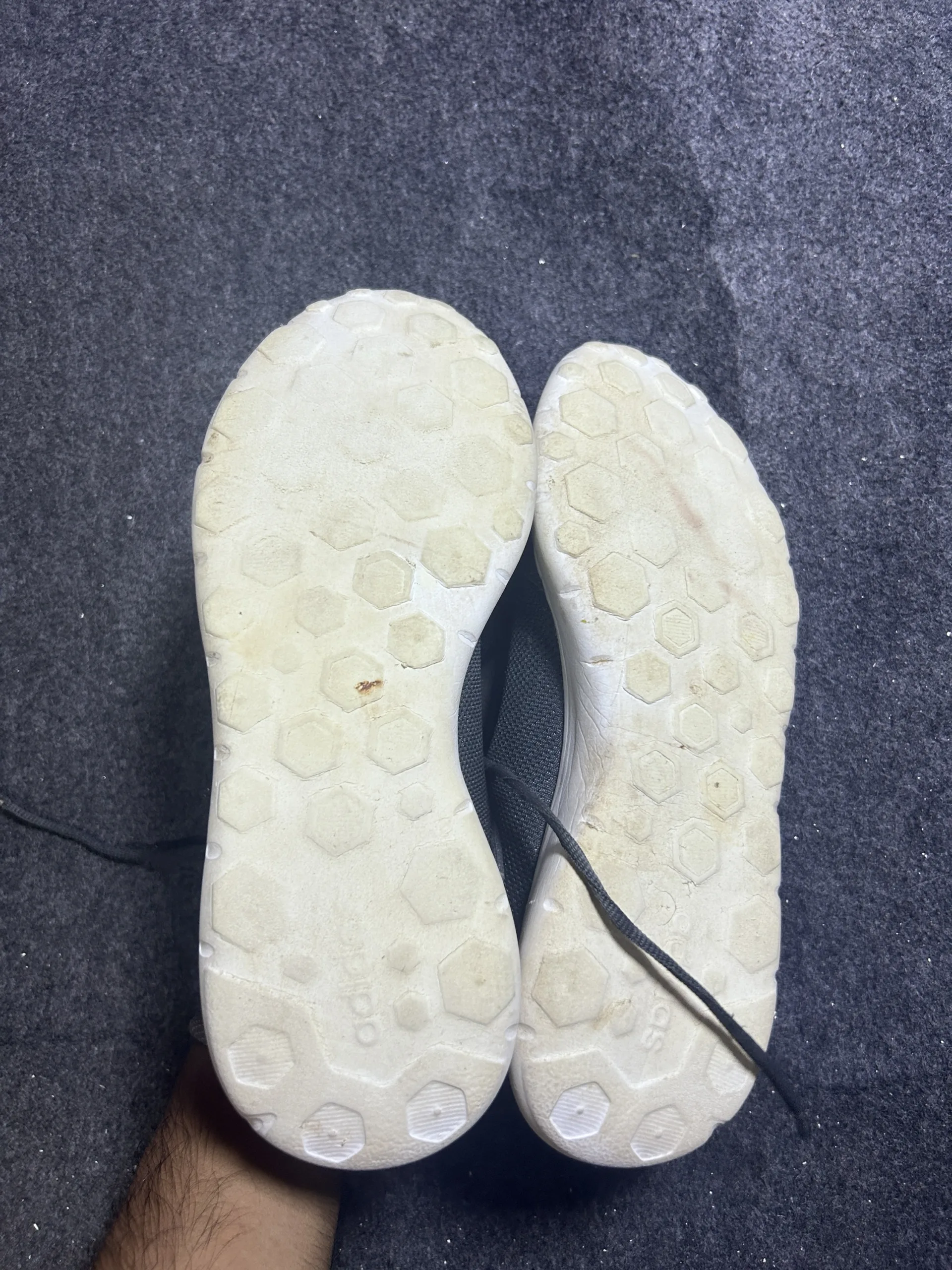 Adidas Black simple back view