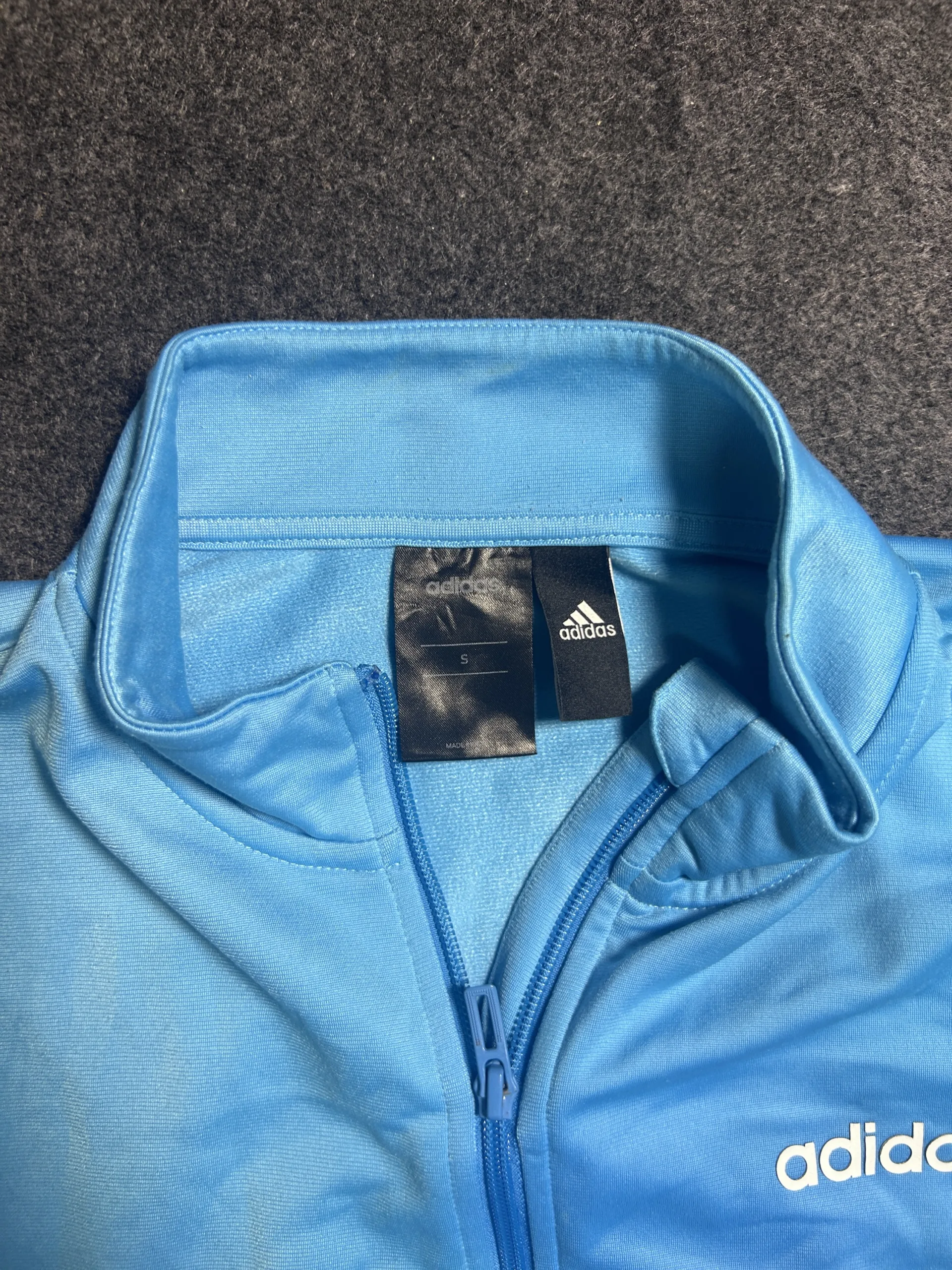 Adidas Navy Track Jacket detail view