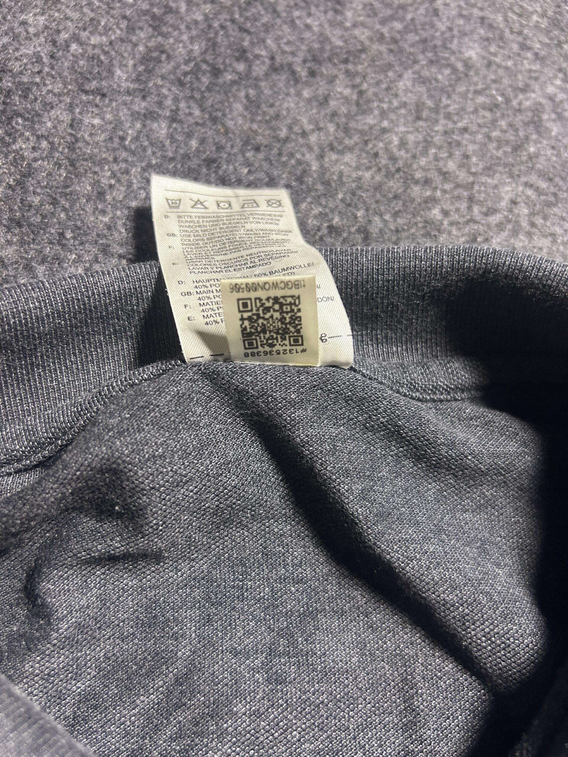 Adidas Grey T-Shirt back view