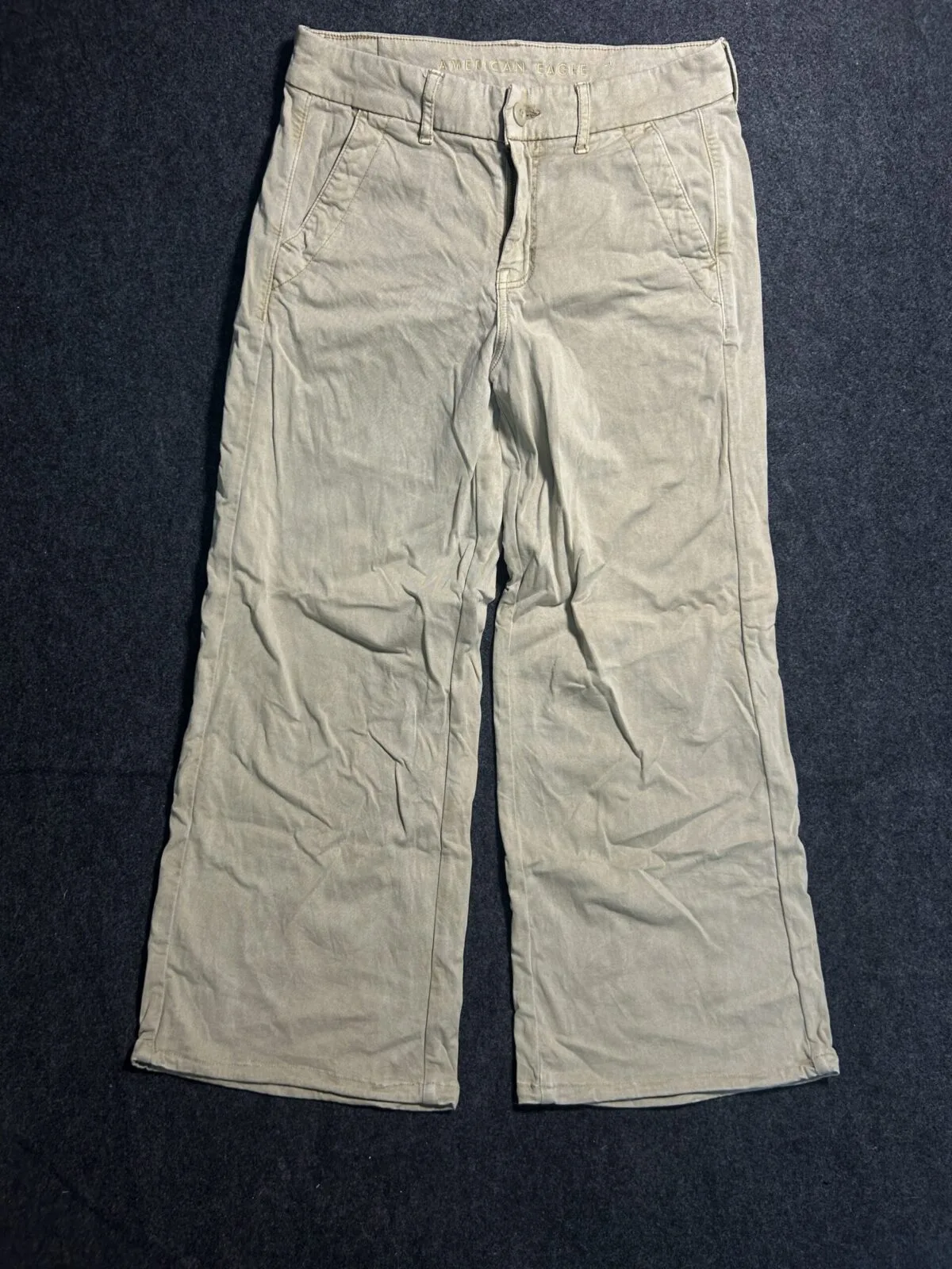 Beige Jeans front view
