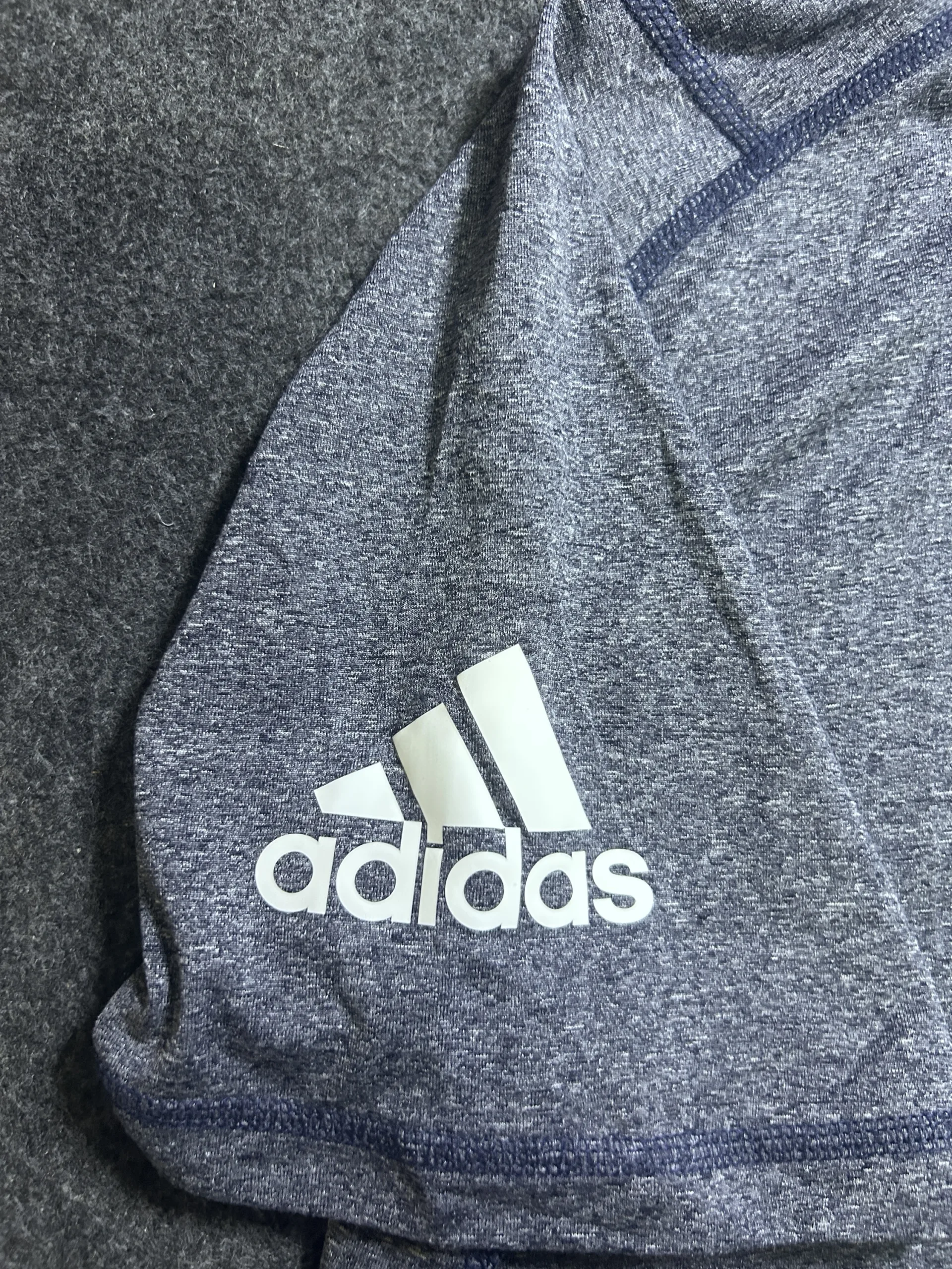 Adidas Blue T-Shirt back view