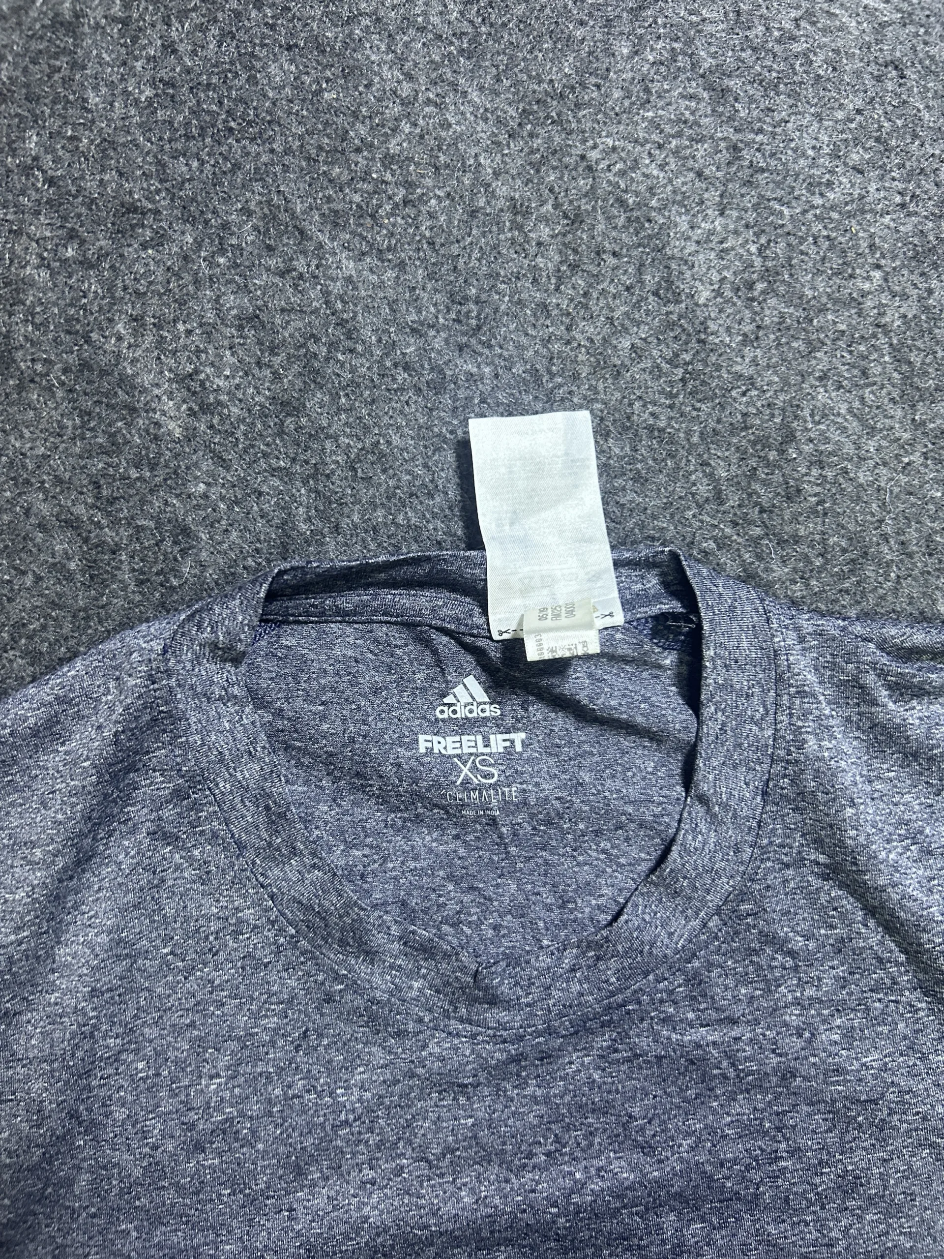 Adidas Blue T-Shirt detail view