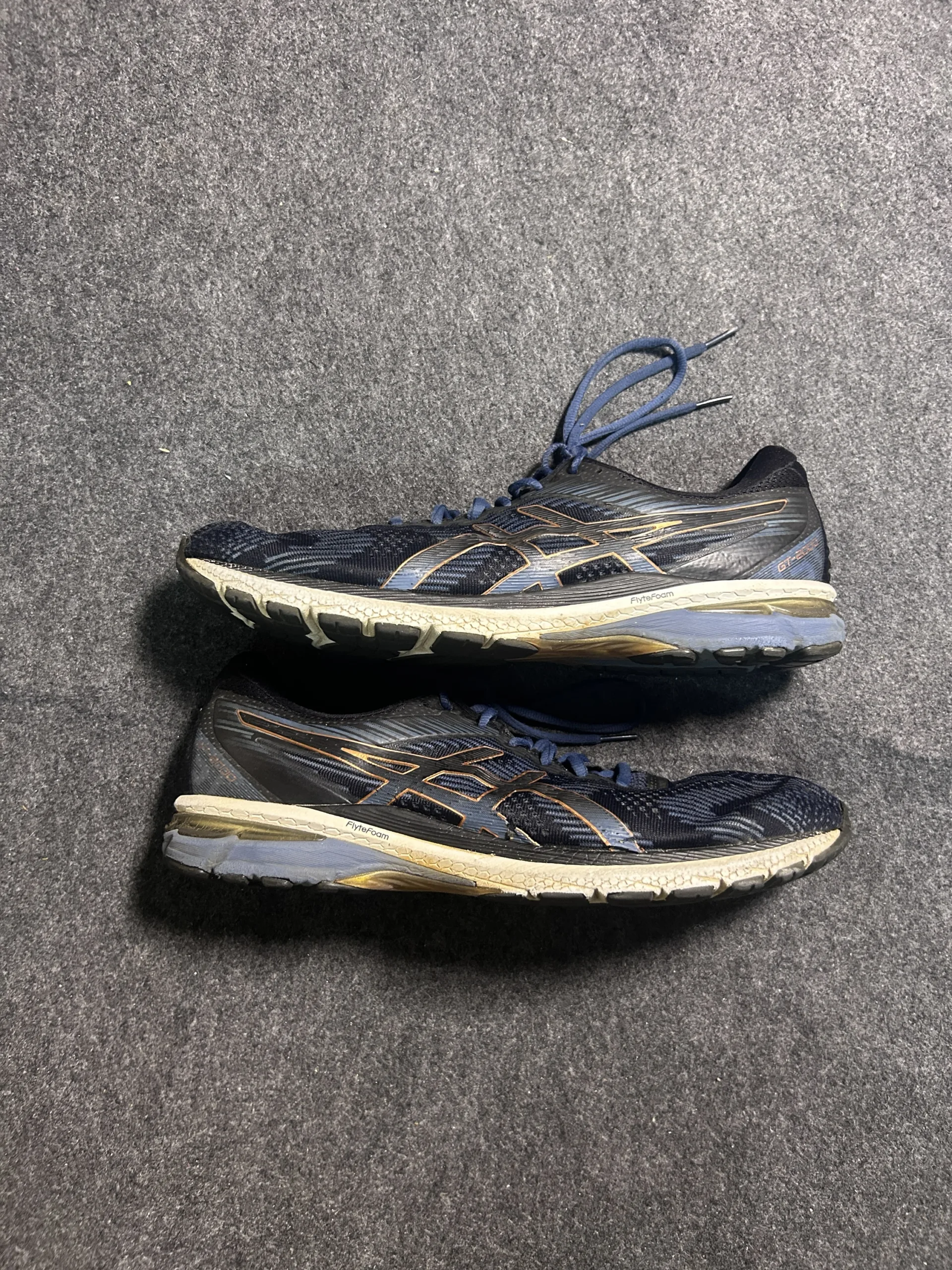 Asics Navy simple front view