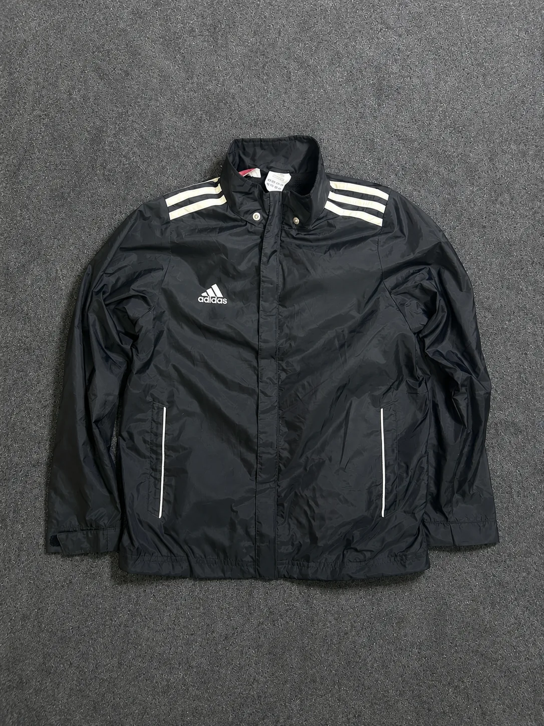 Adidas Black Windbreaker Jacket alternate view
