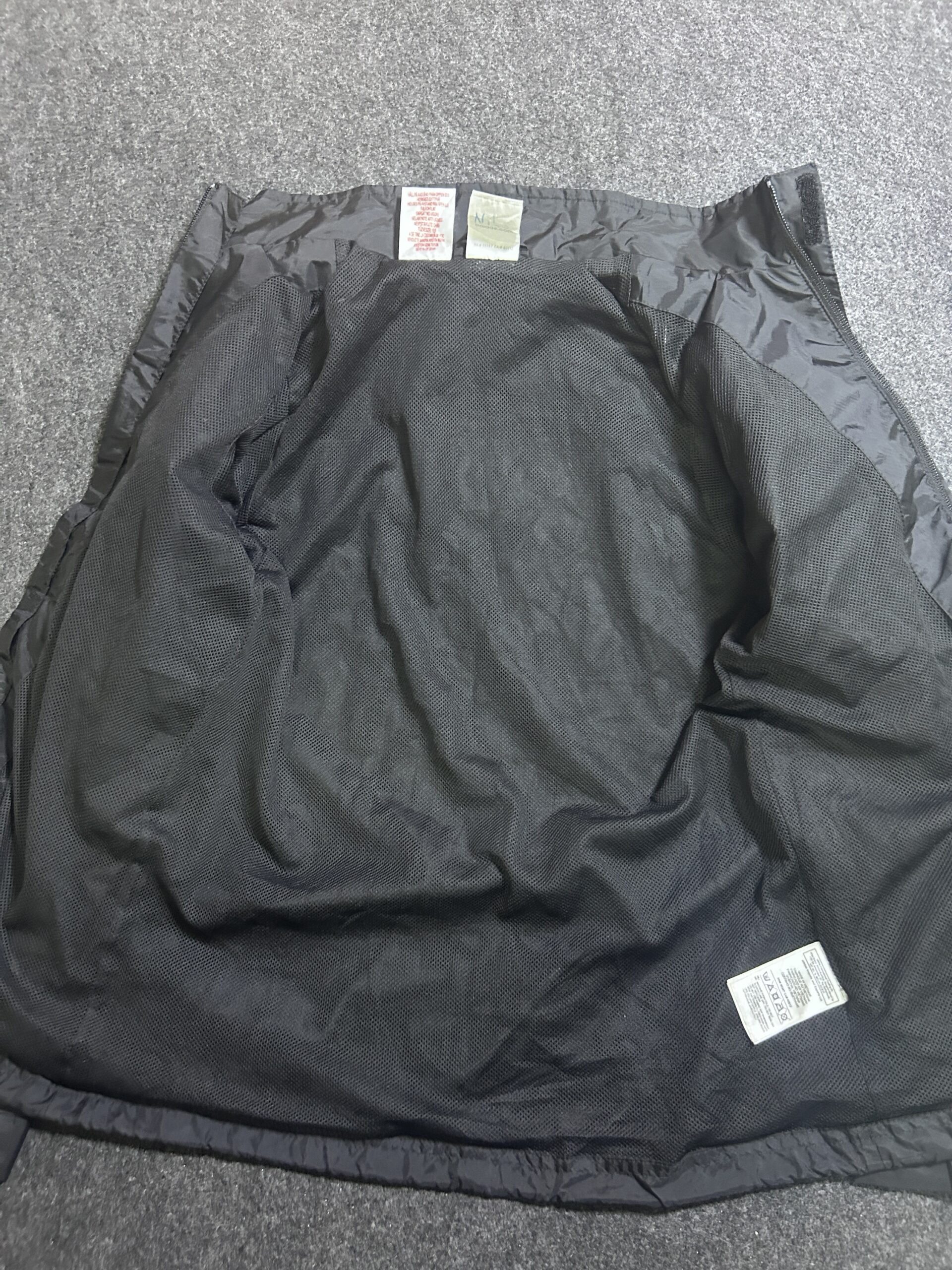 Adidas Black Windbreaker Jacket back view