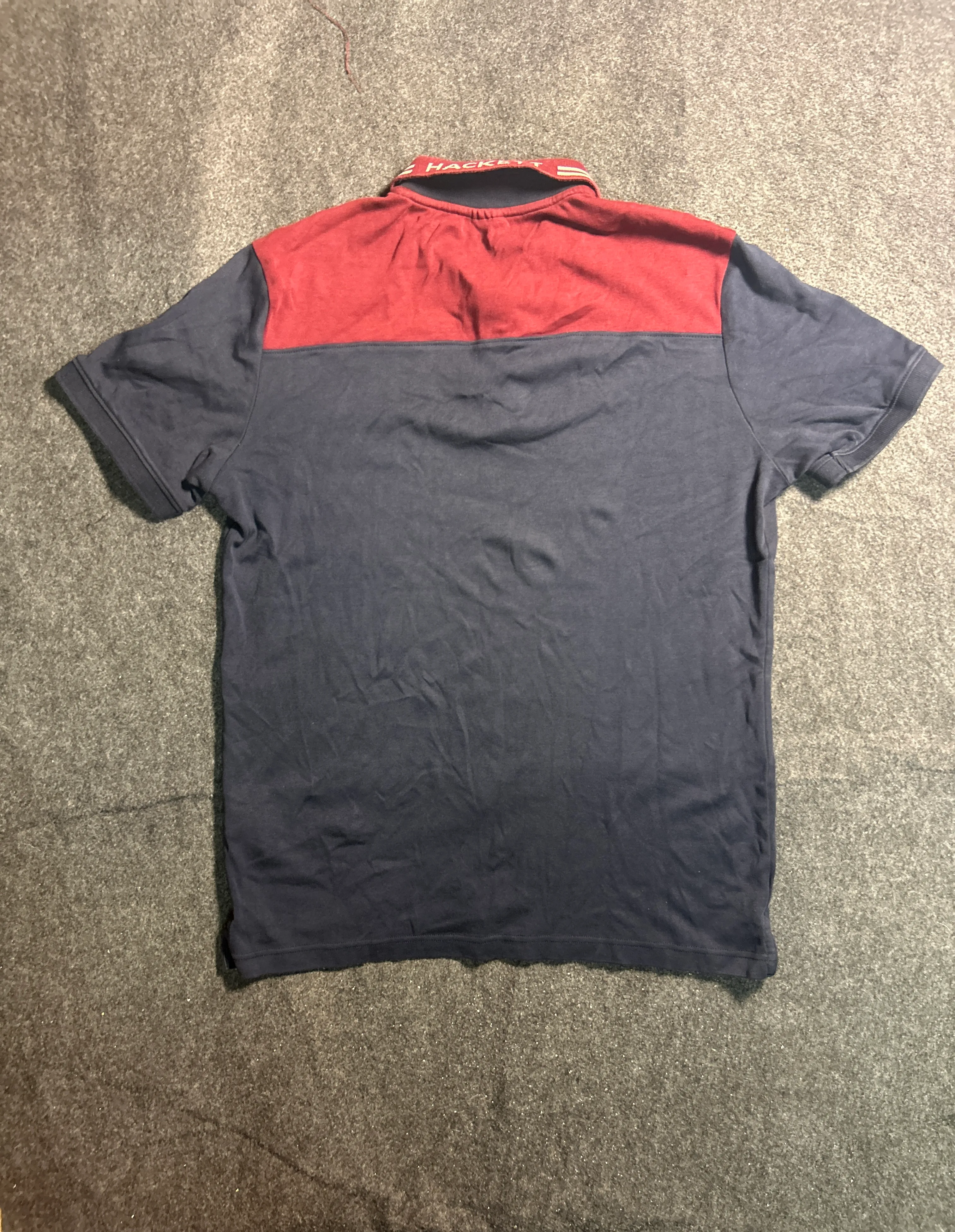 Navy Polo Shirt detail view