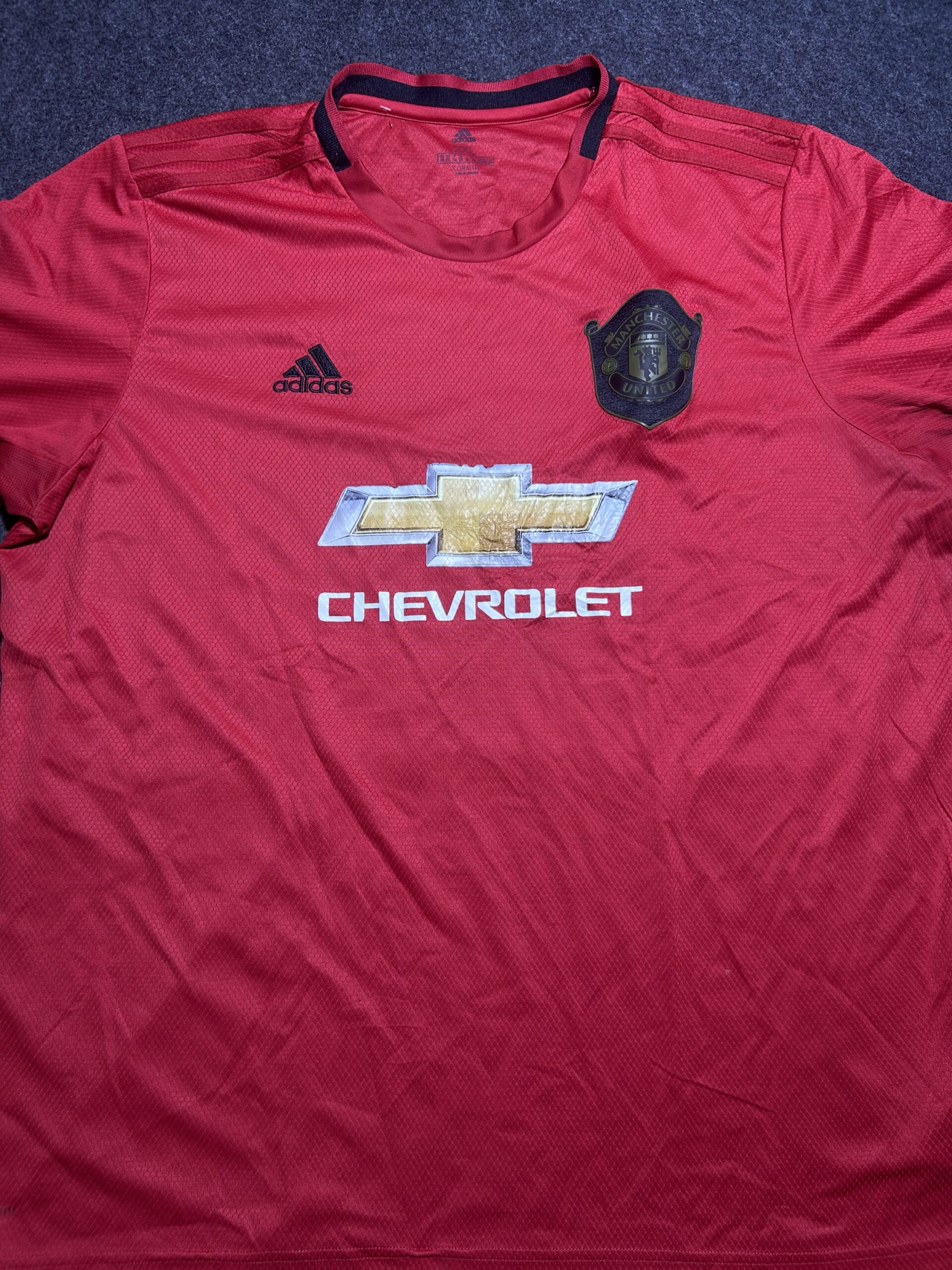 Adidas Red Jersey detail view