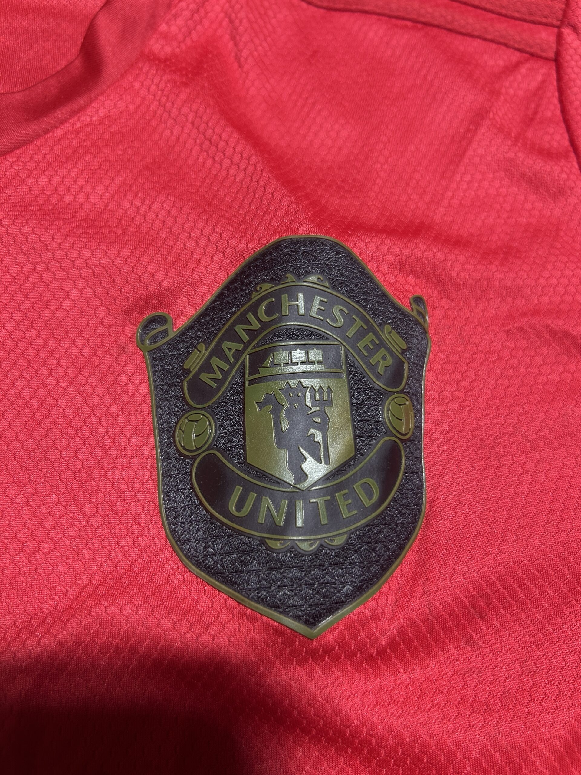 Adidas Red Jersey back view