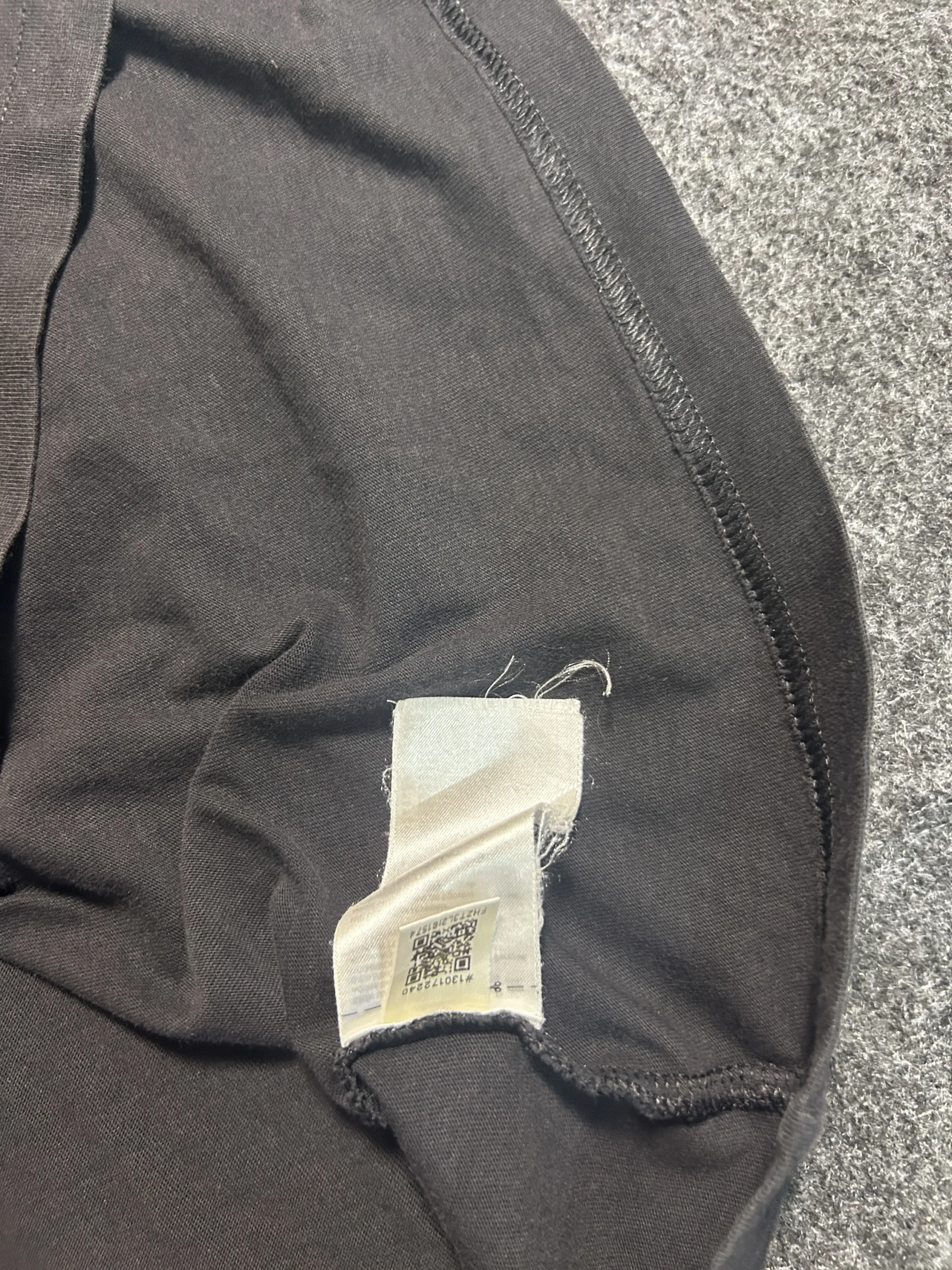 Adidas Black T-Shirt back view