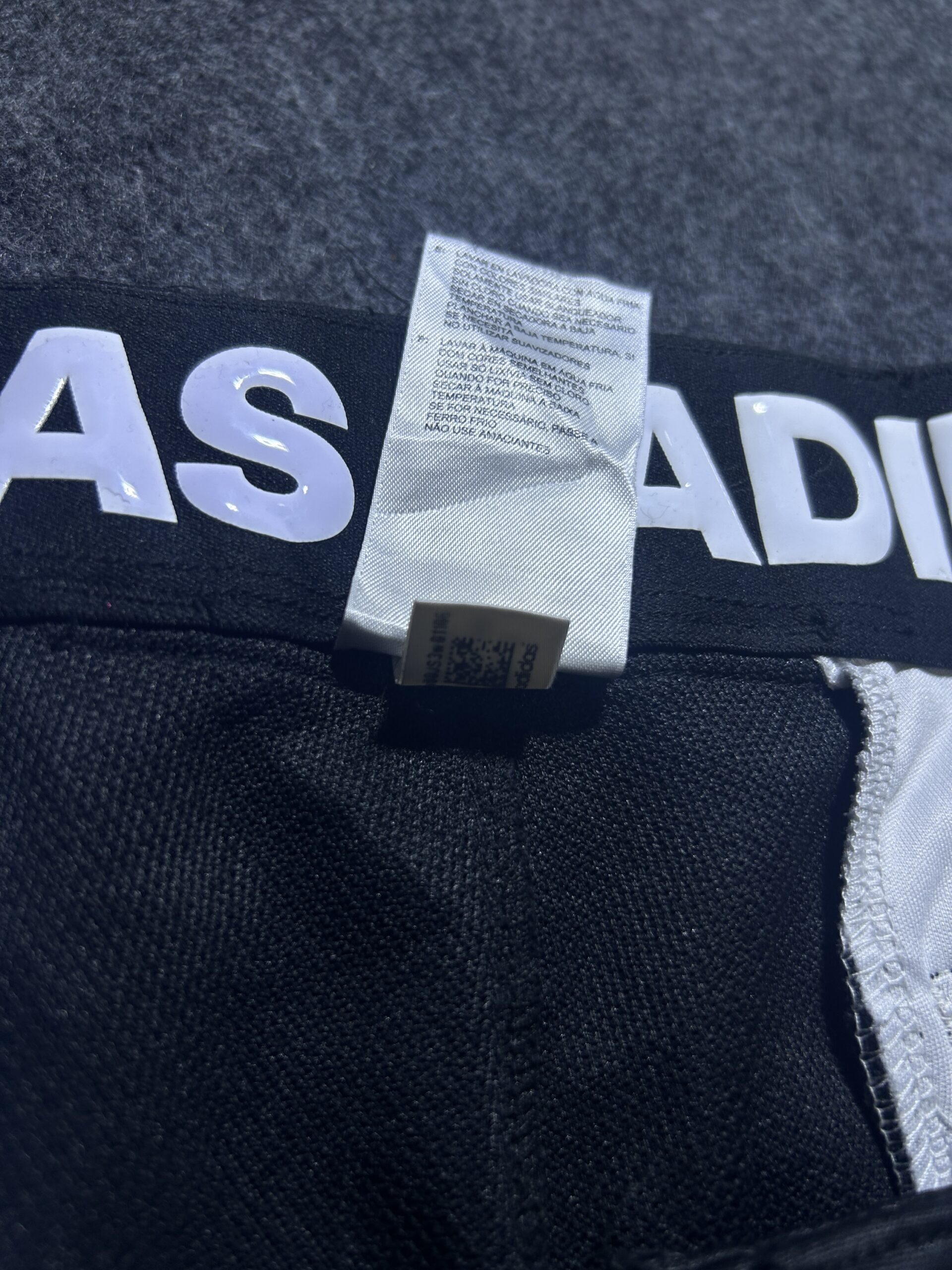 Adidas Black Shorts back view