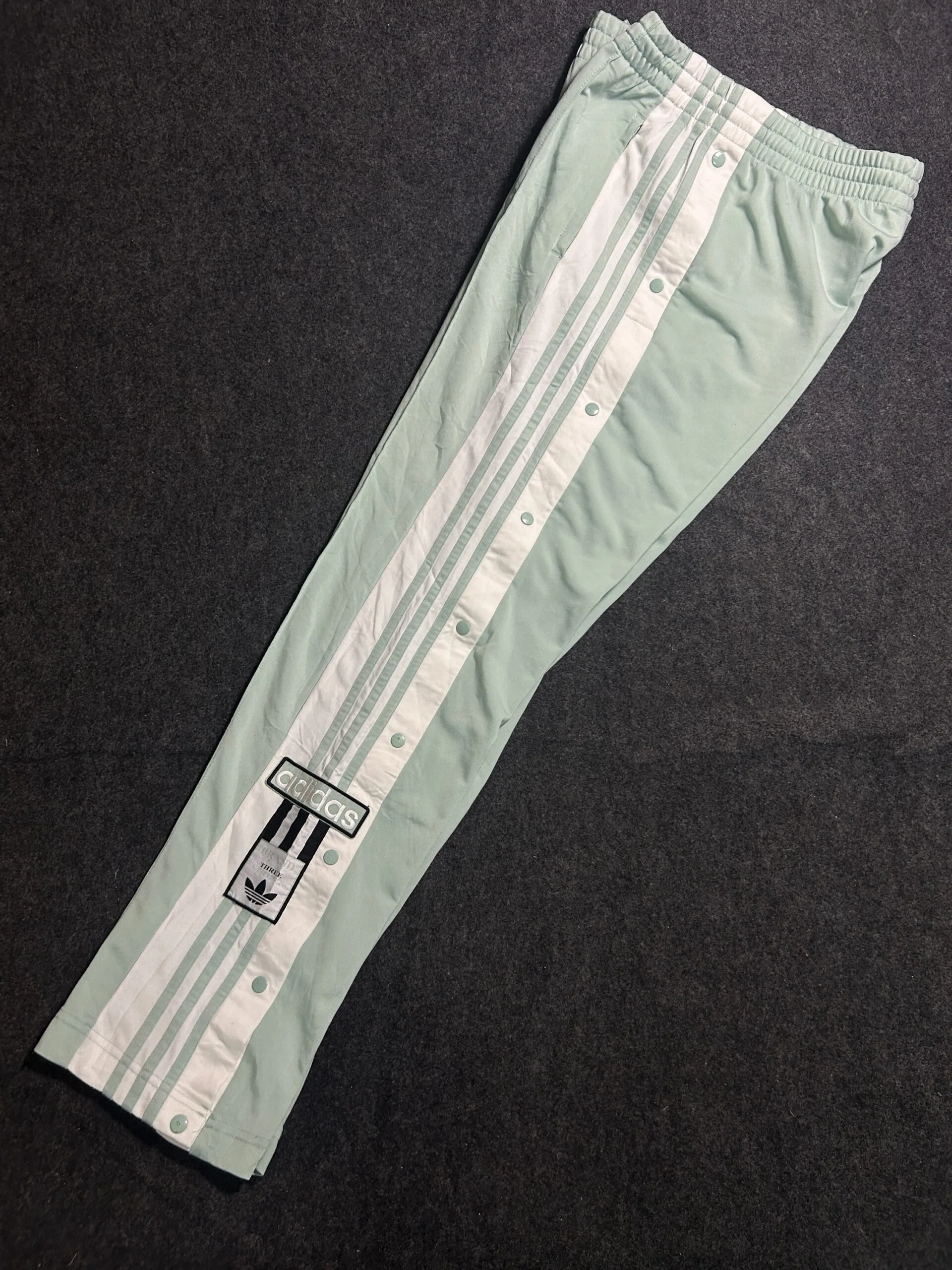 Adidas Green Track Pants back view
