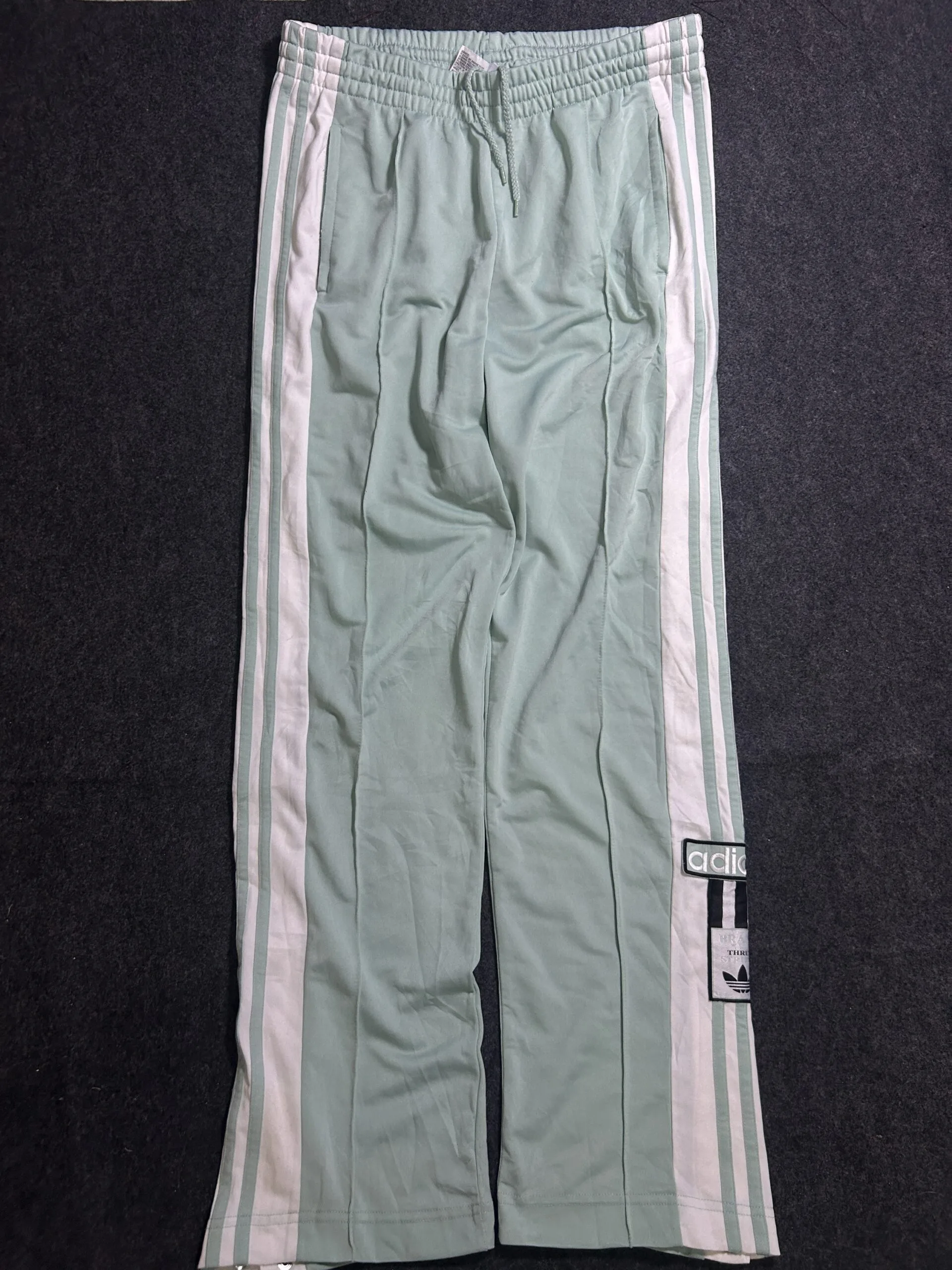 Adidas Green Track Pants detail view
