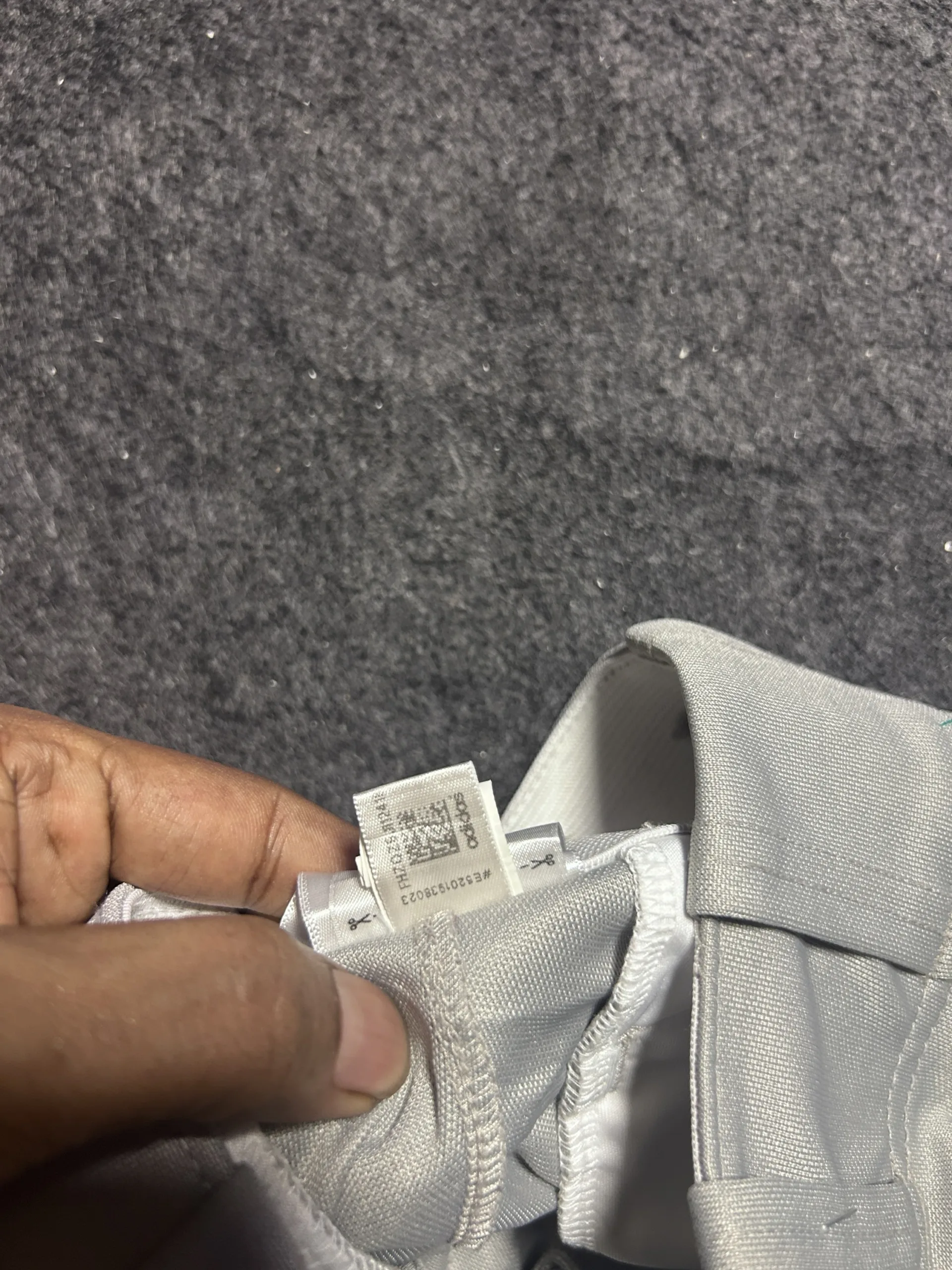 Adidas Grey Shorts back view