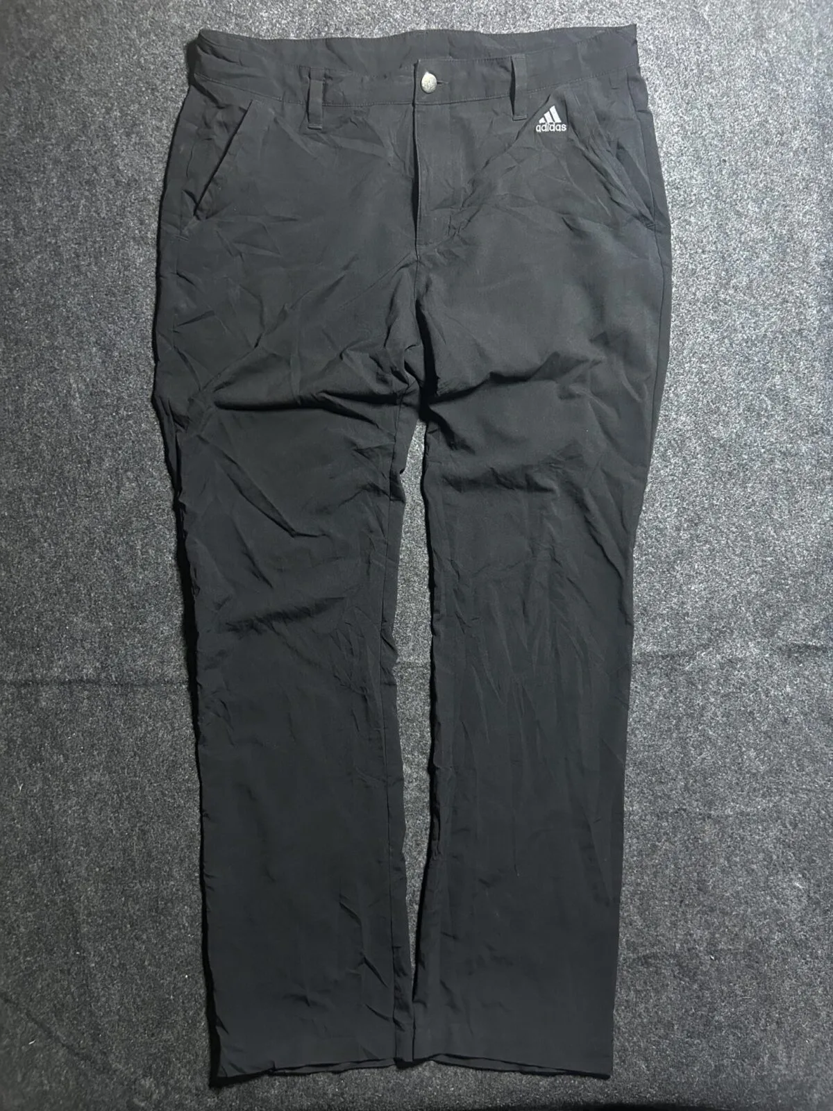 Adidas Black Pants front view