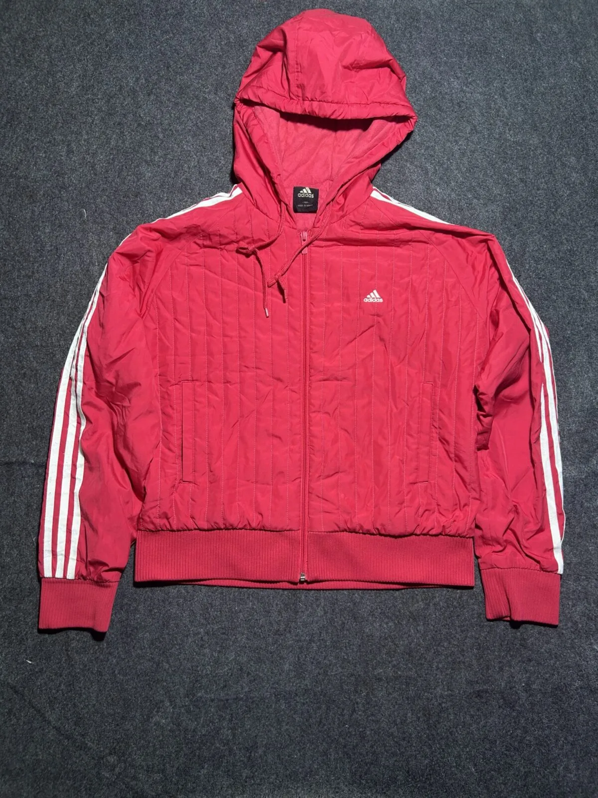 Adidas Red Hoodie front view
