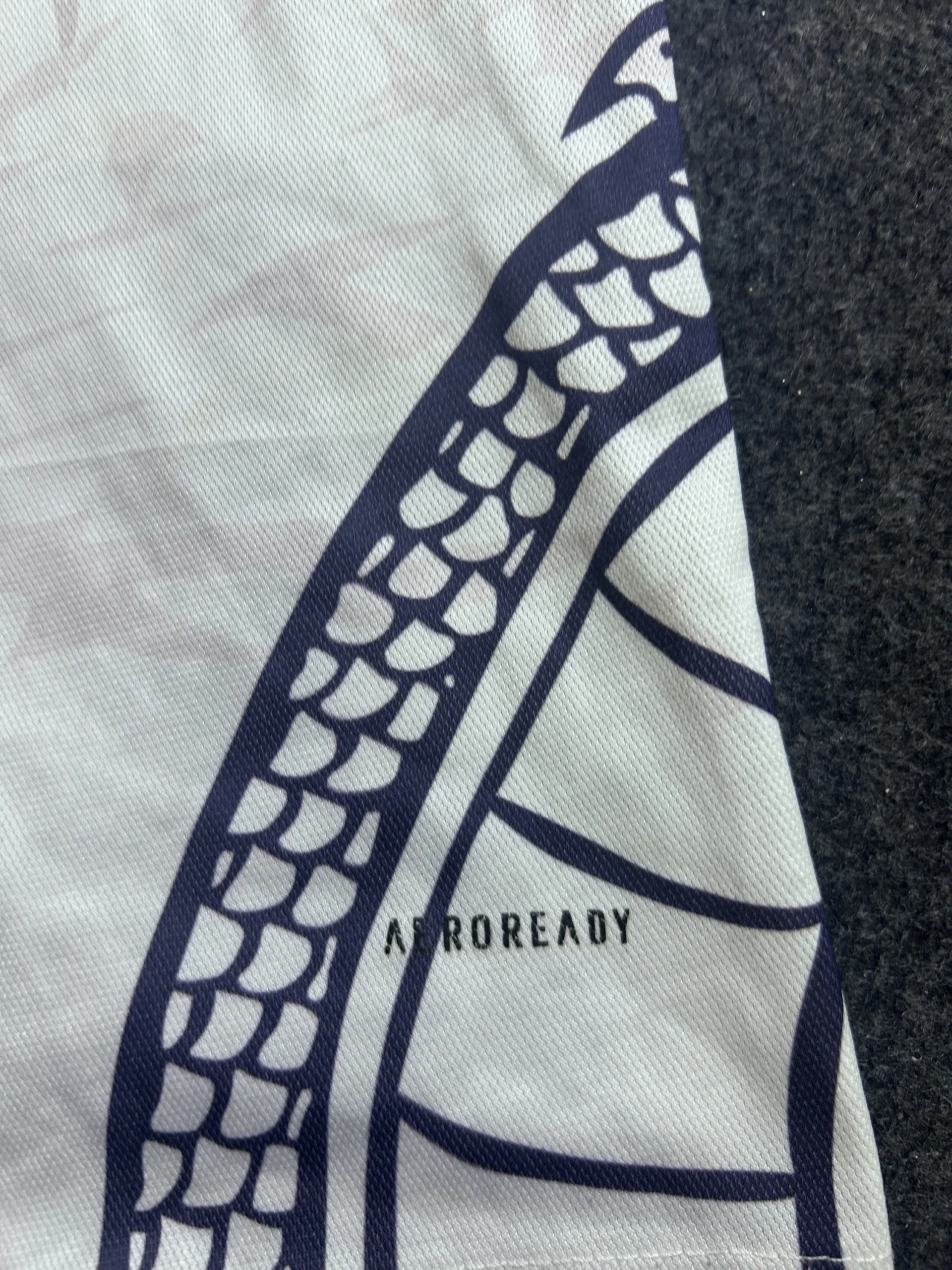 Adidas White T-Shirt detail view