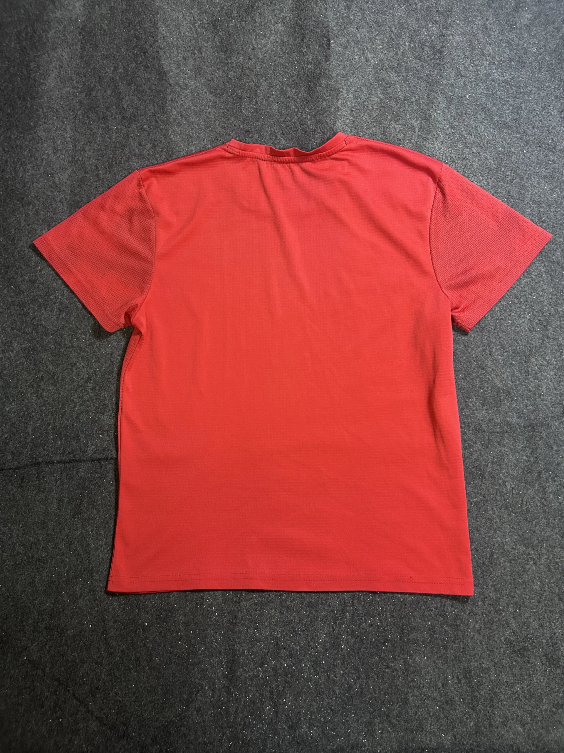 Adidas Red T-Shirt detail view