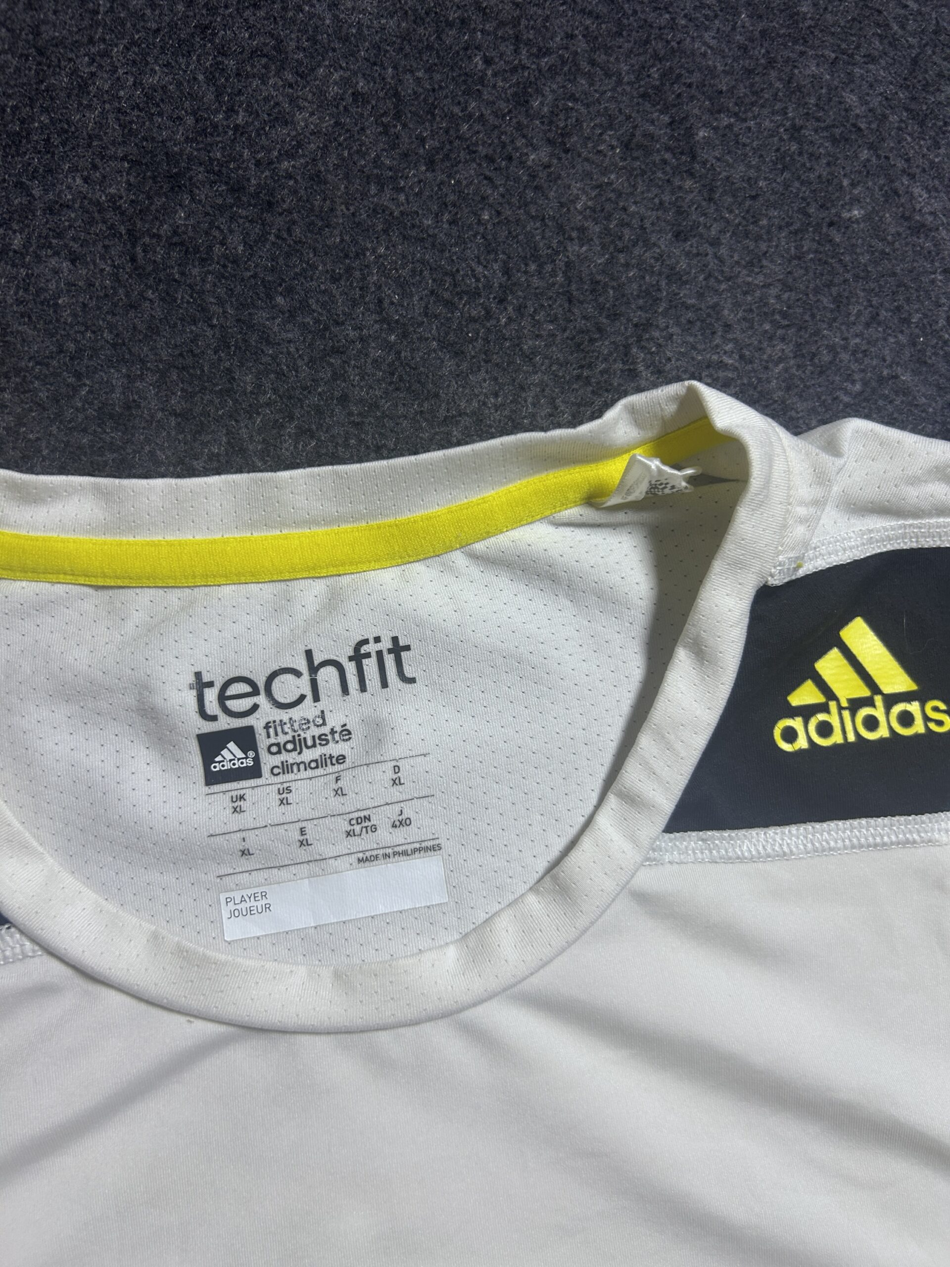 Adidas Black T-Shirt detail view
